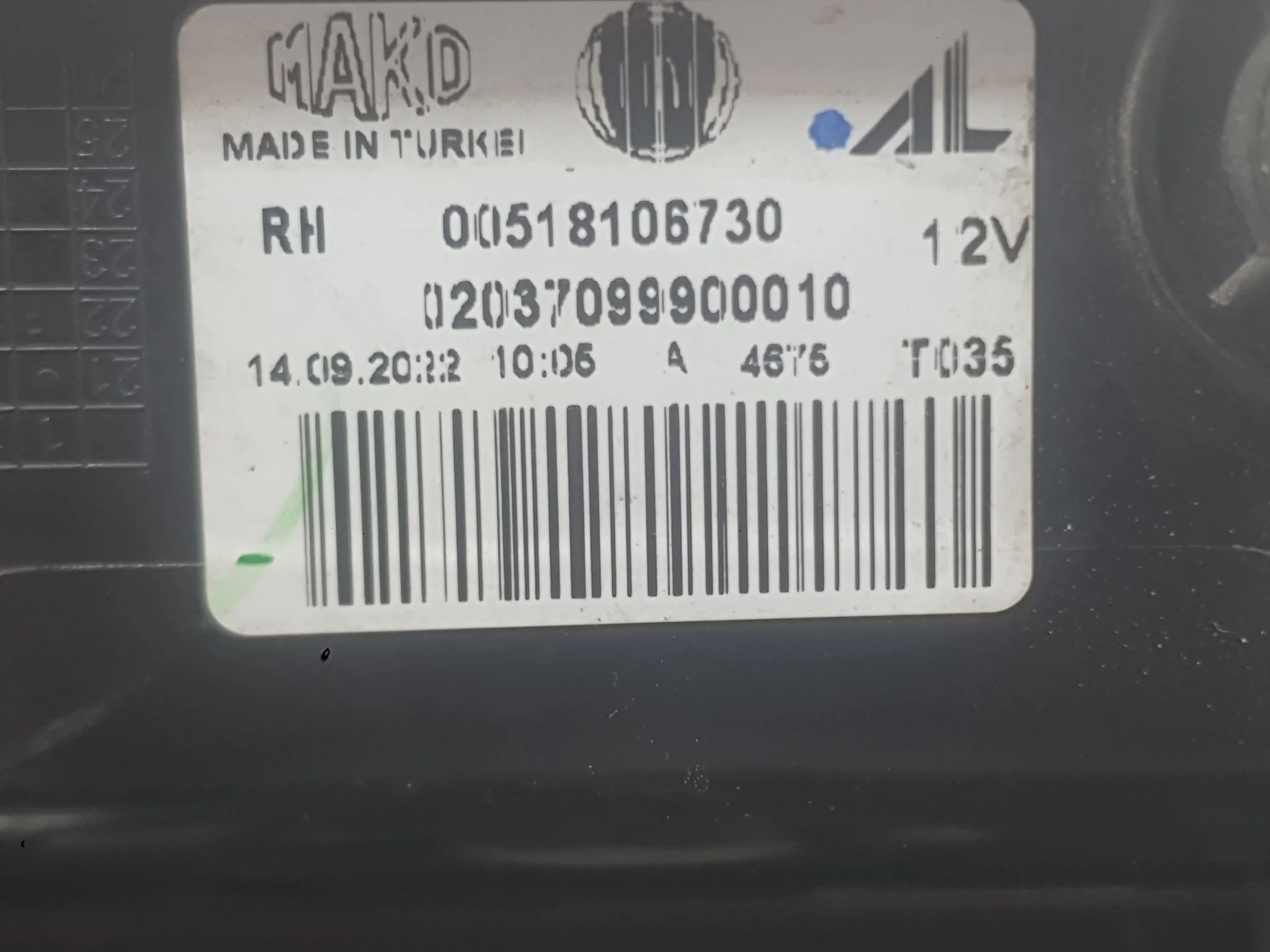 Piloto Trasero Derecho para Fiat Doblo Cargo (263_)