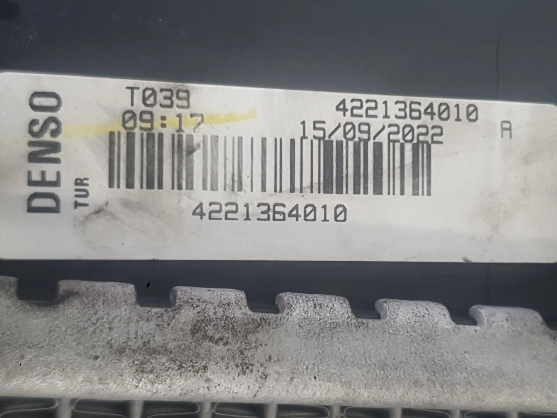 Radiador Agua para Fiat Doblo Cargo (263_)