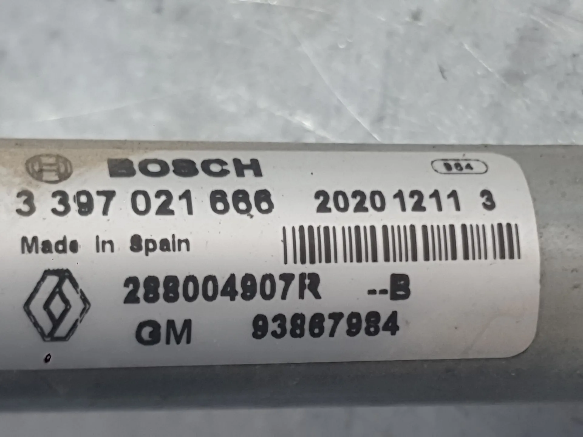 Motor Limpia Delantero para Fiat Talento Furgoneta (296_)