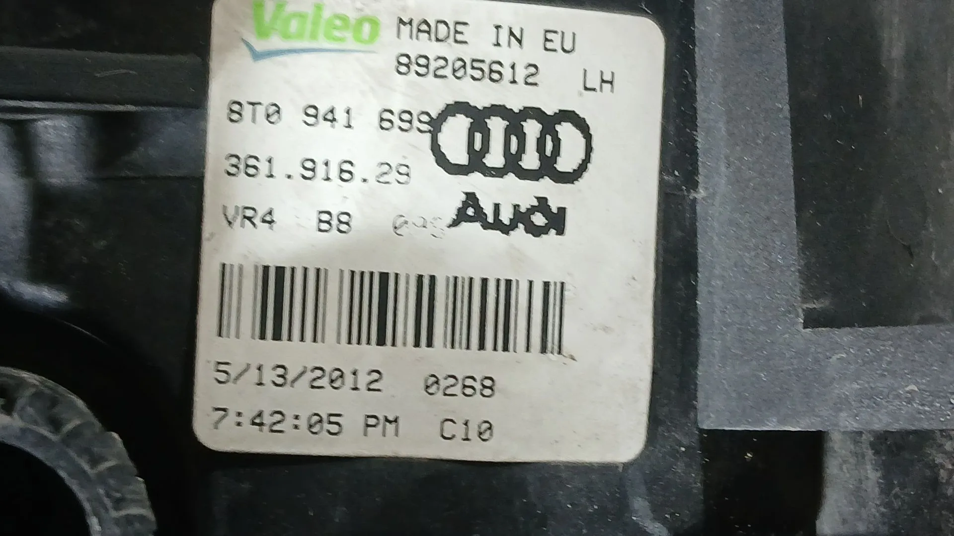 Faro Antiniebla Izquierdo para Audi Q3 (8Ub, 8Ug)