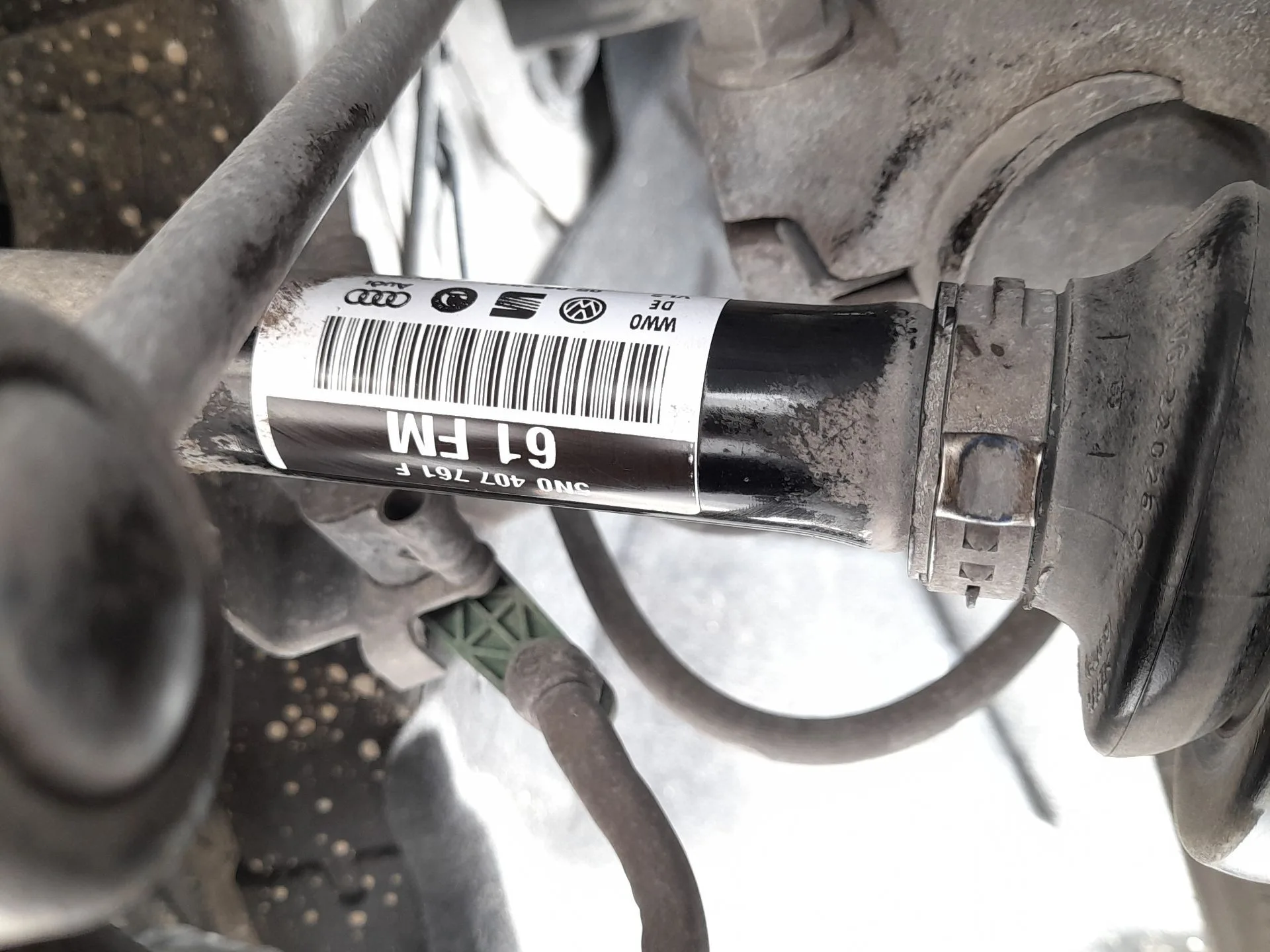 Transmision Delantera Izquierda para Audi Q3 (8Ub, 8Ug)