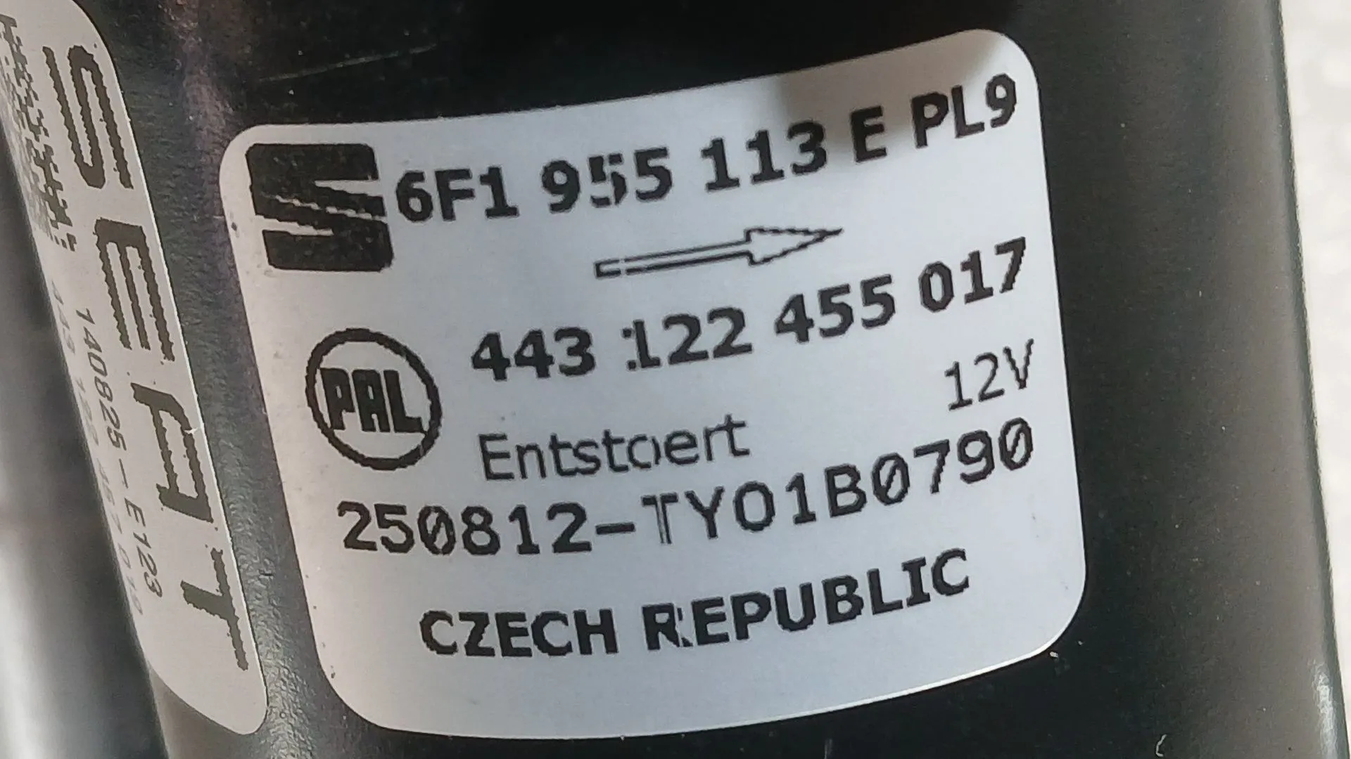 Motor Limpia Delantero para Seat Ibiza V (Kj1, Kjg)