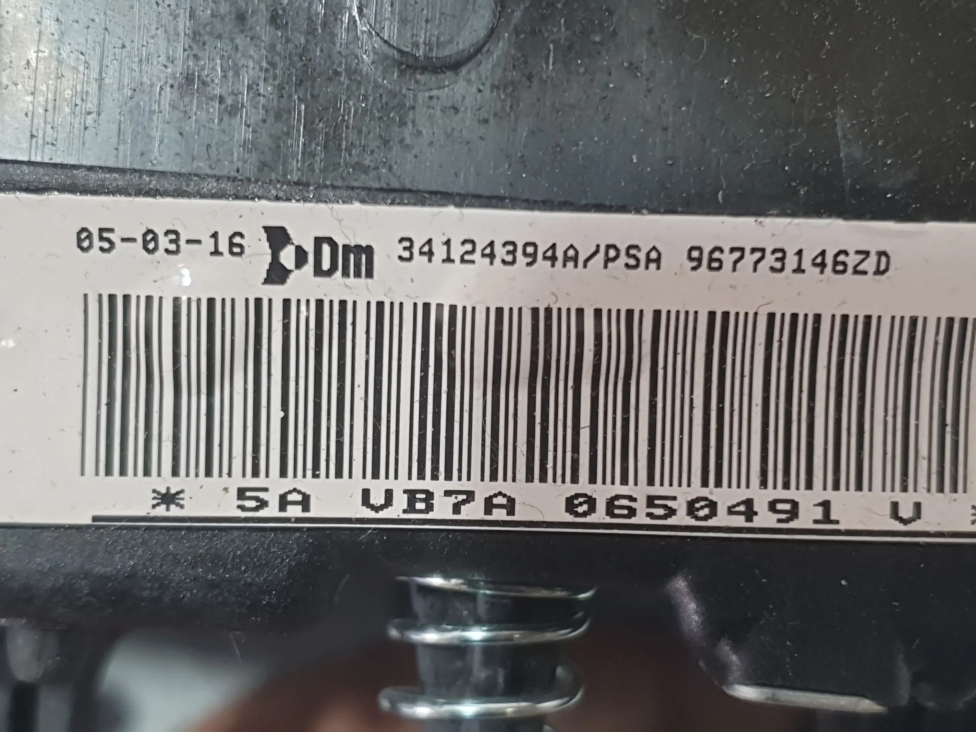 Airbag Delantero Izquierdo para Citroën Berlingo Multispace (B9)