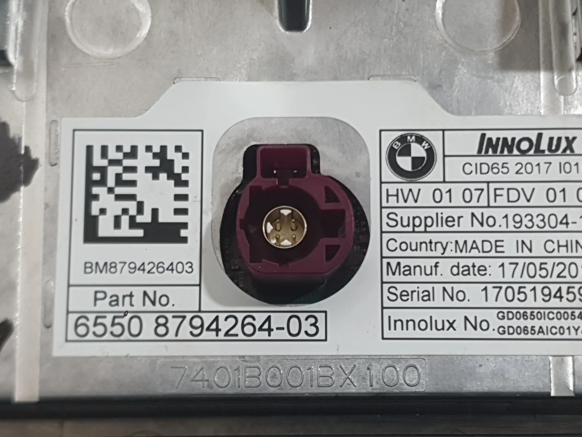 Sistema Navegacion Gps para Bmw I3 (I01)