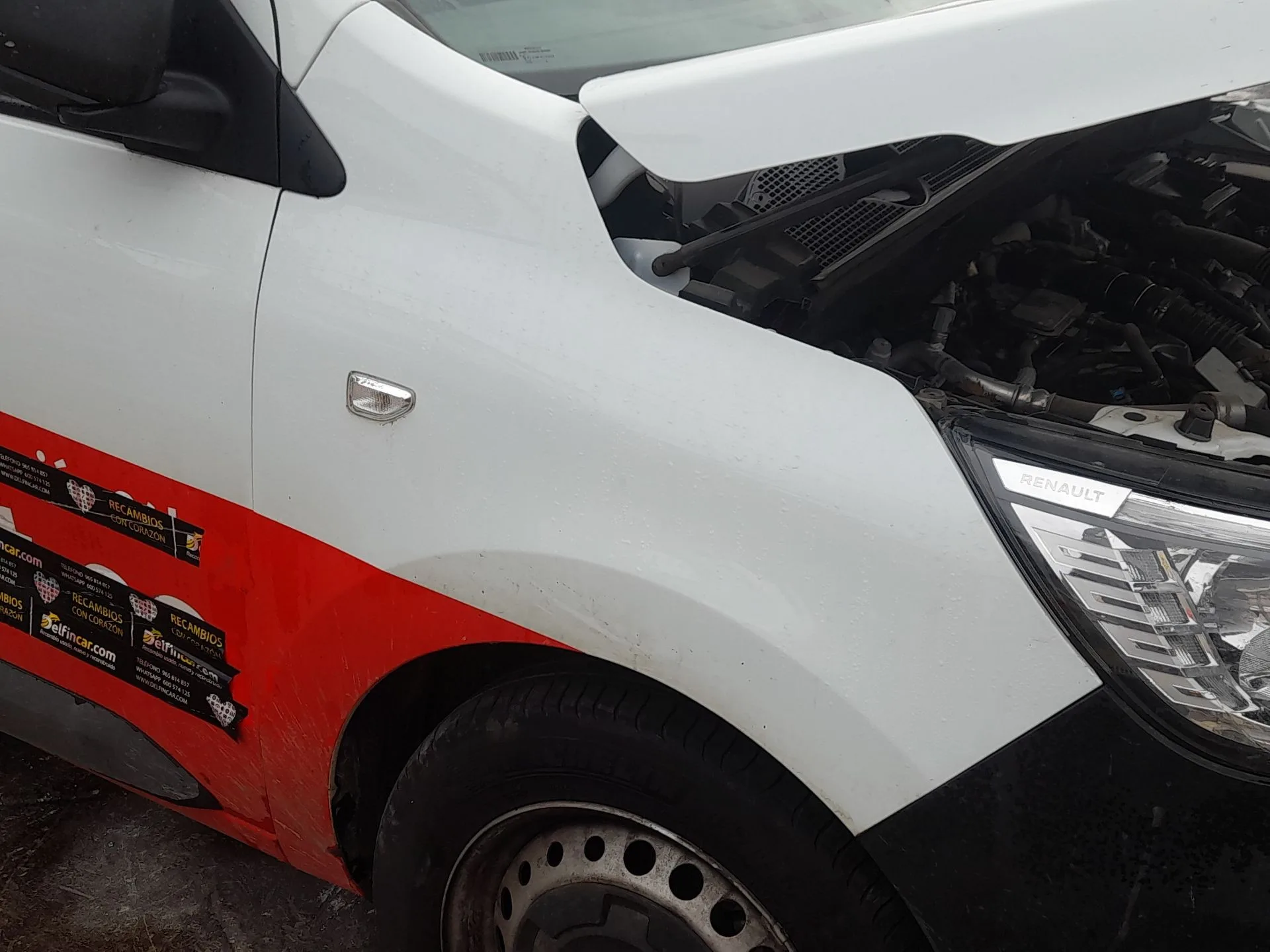 Aleta Delantera Derecha para Renault Express Furgoneta/Monovolumen