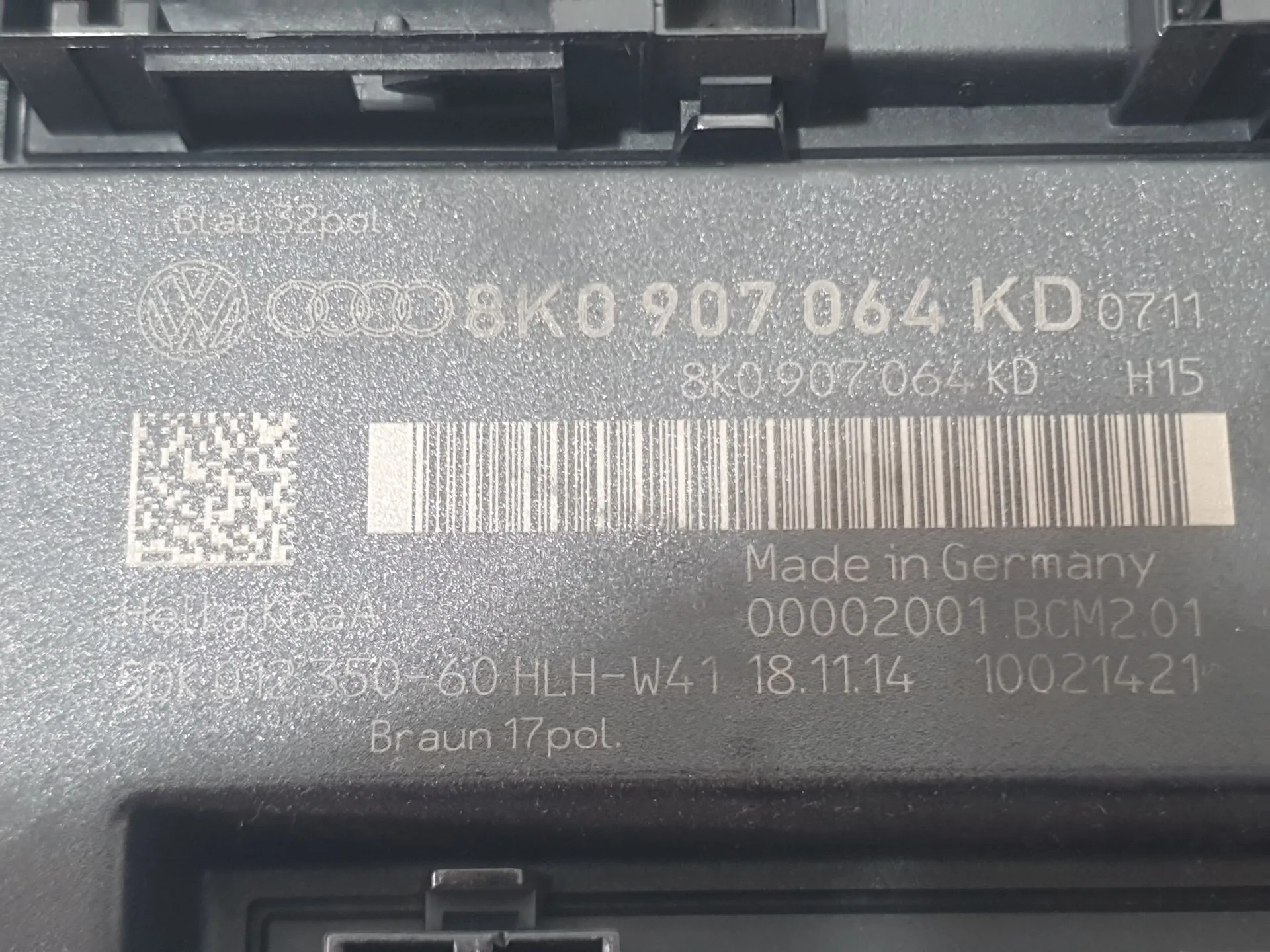 Modulo Electronico para Audi A5 Sportback (8Ta)