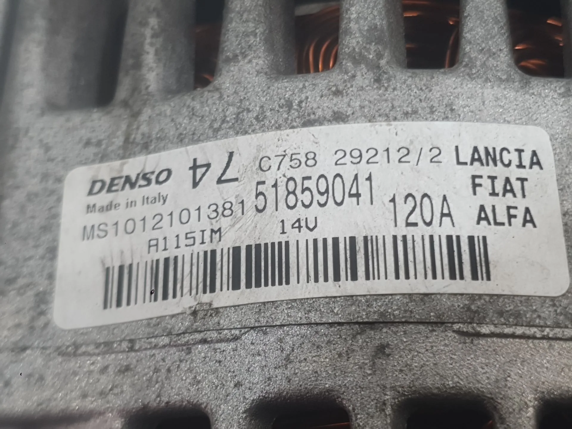 Alternador para Ford Ka (Ru8)