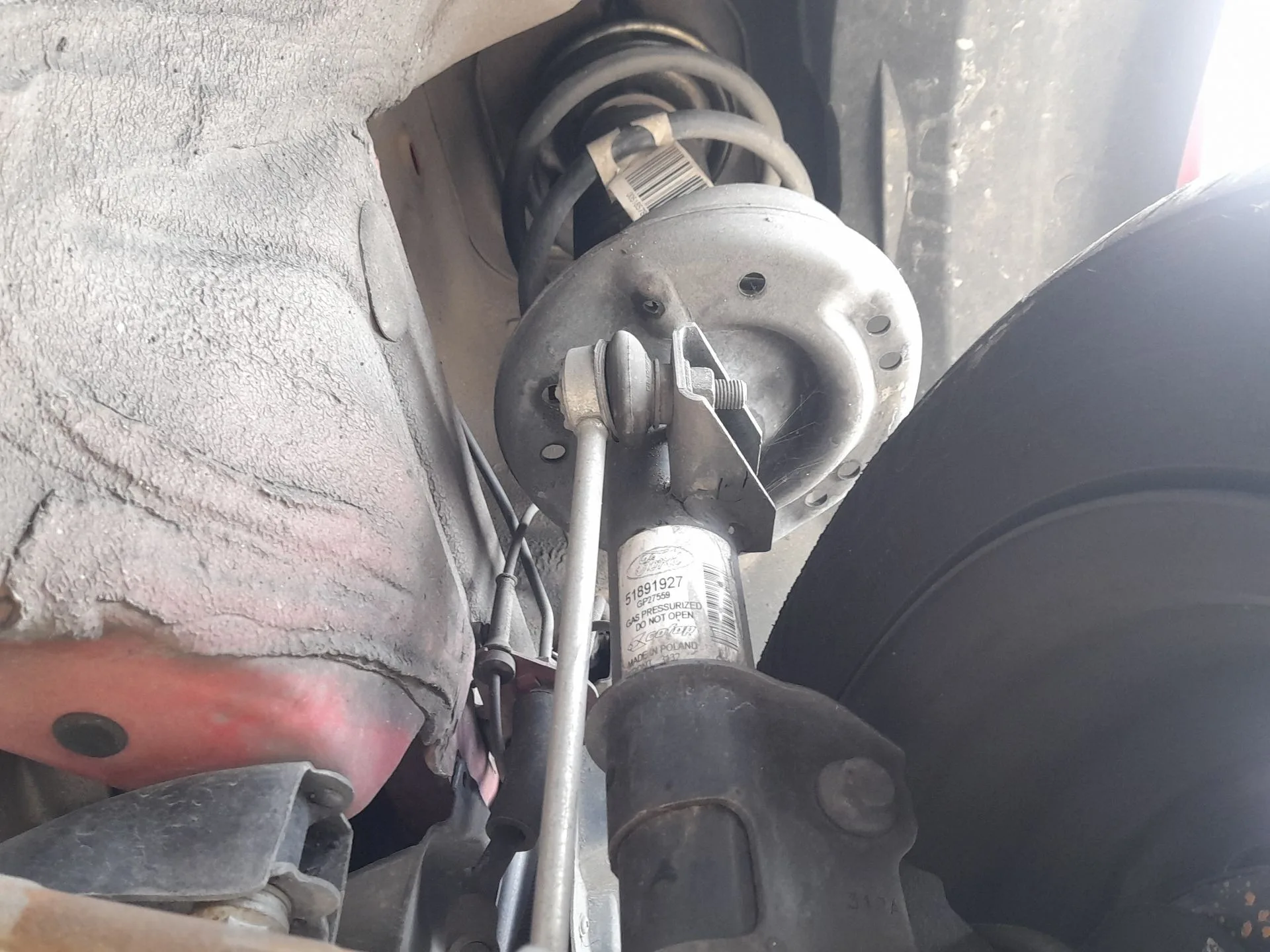Amortiguador Delantero Derecho para Ford Ka (Ru8)