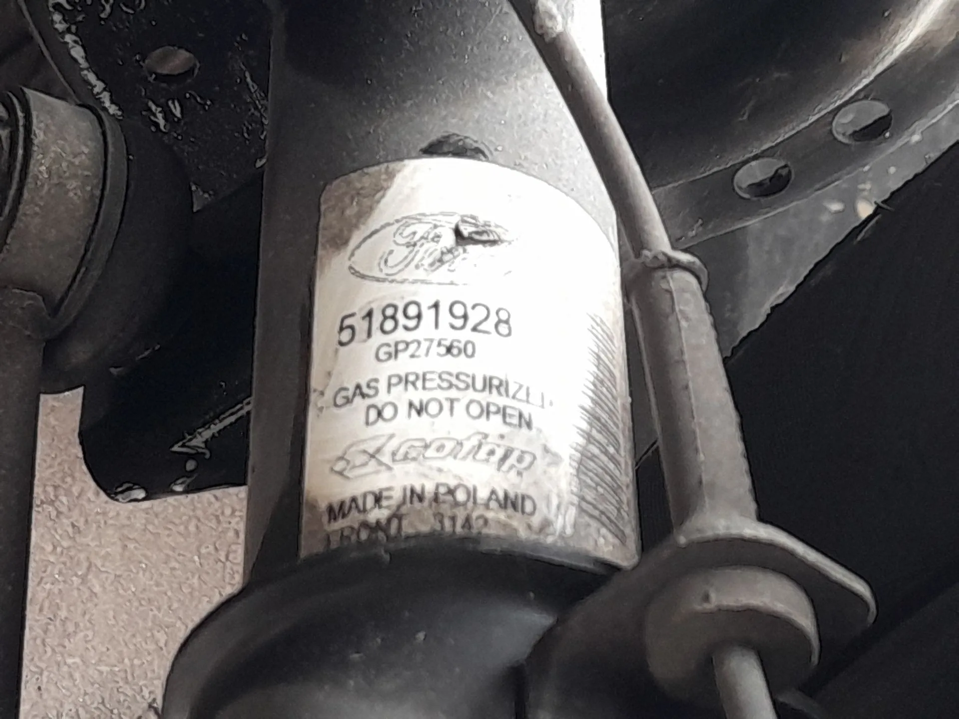 Amortiguador Delantero Izquierdo para Ford Ka (Ru8)