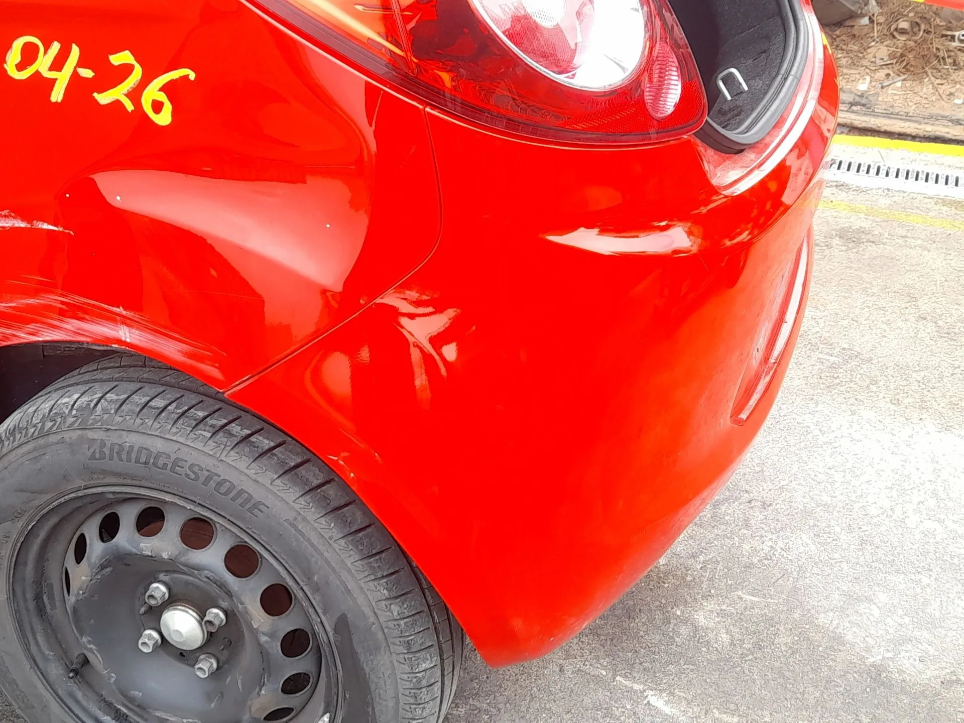 Paragolpes Trasero para Ford Ka (Ru8)