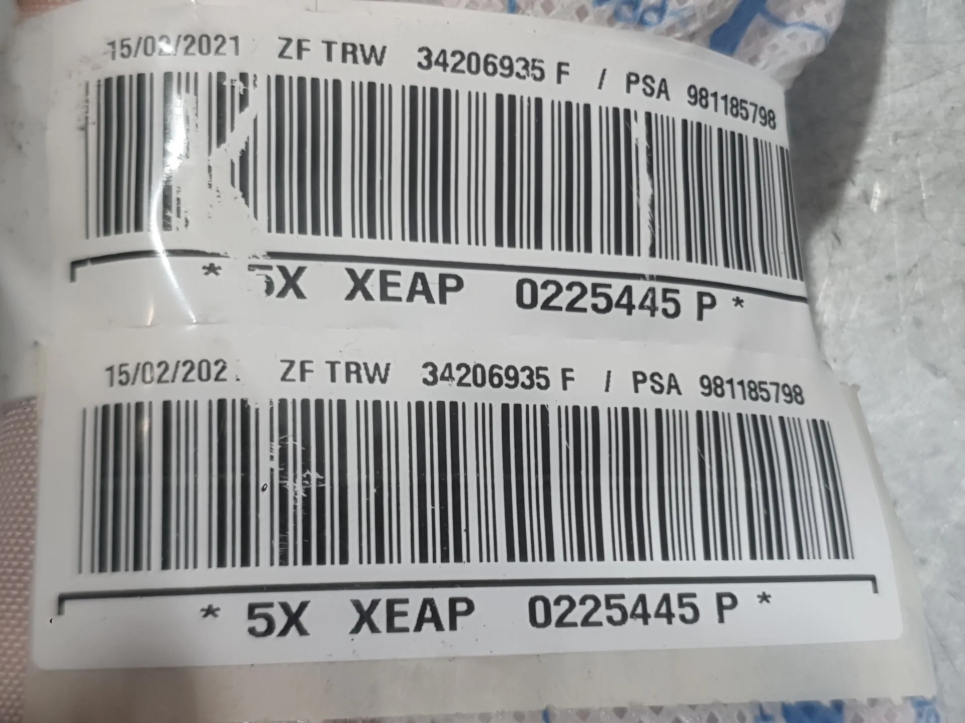 Airbag Cortina Delantero Derecho para Citroën C3 Iii (Sx)
