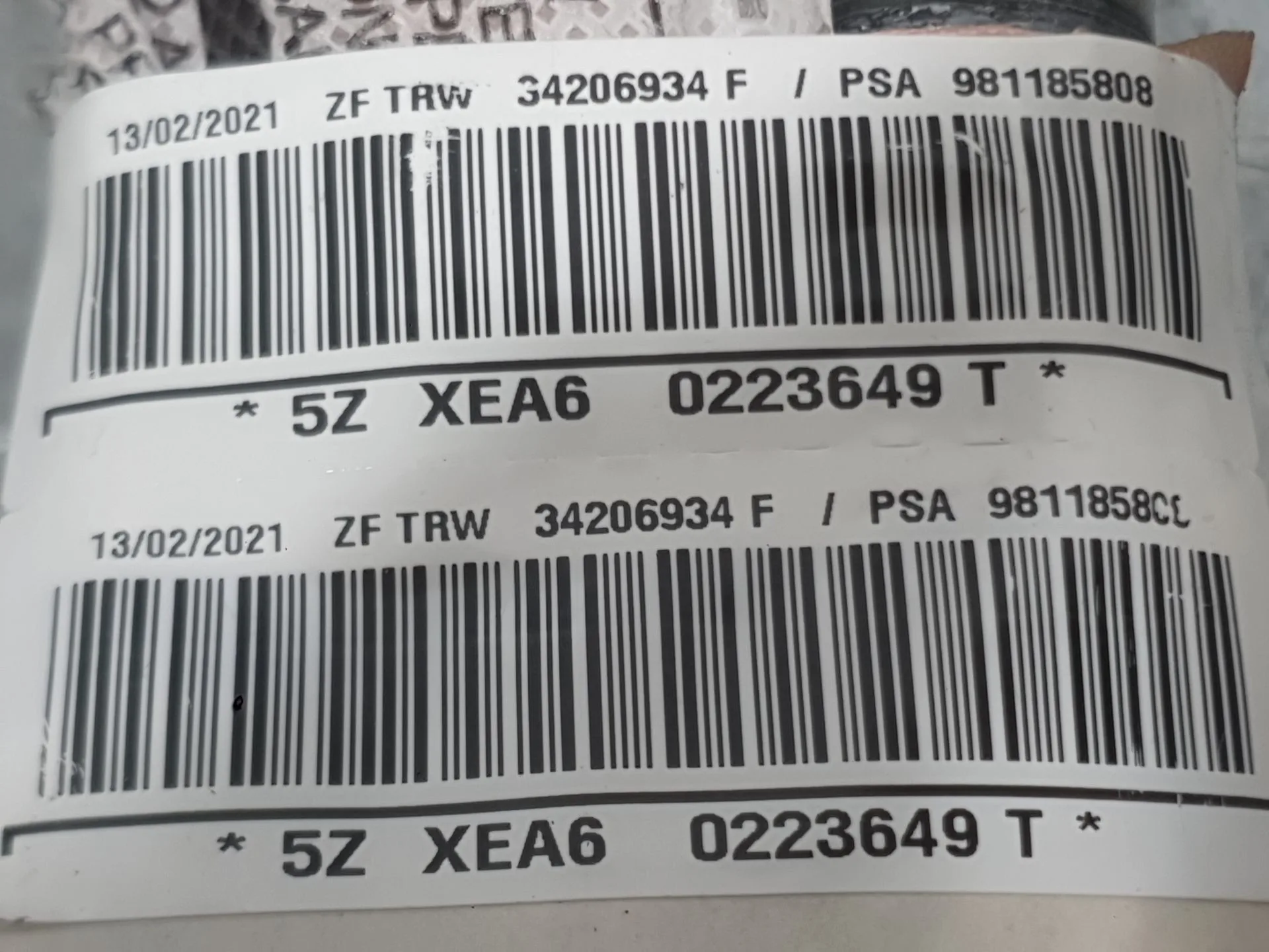 Airbag Cortina Delantero Izquierdo para Citroën C3 Iii (Sx)