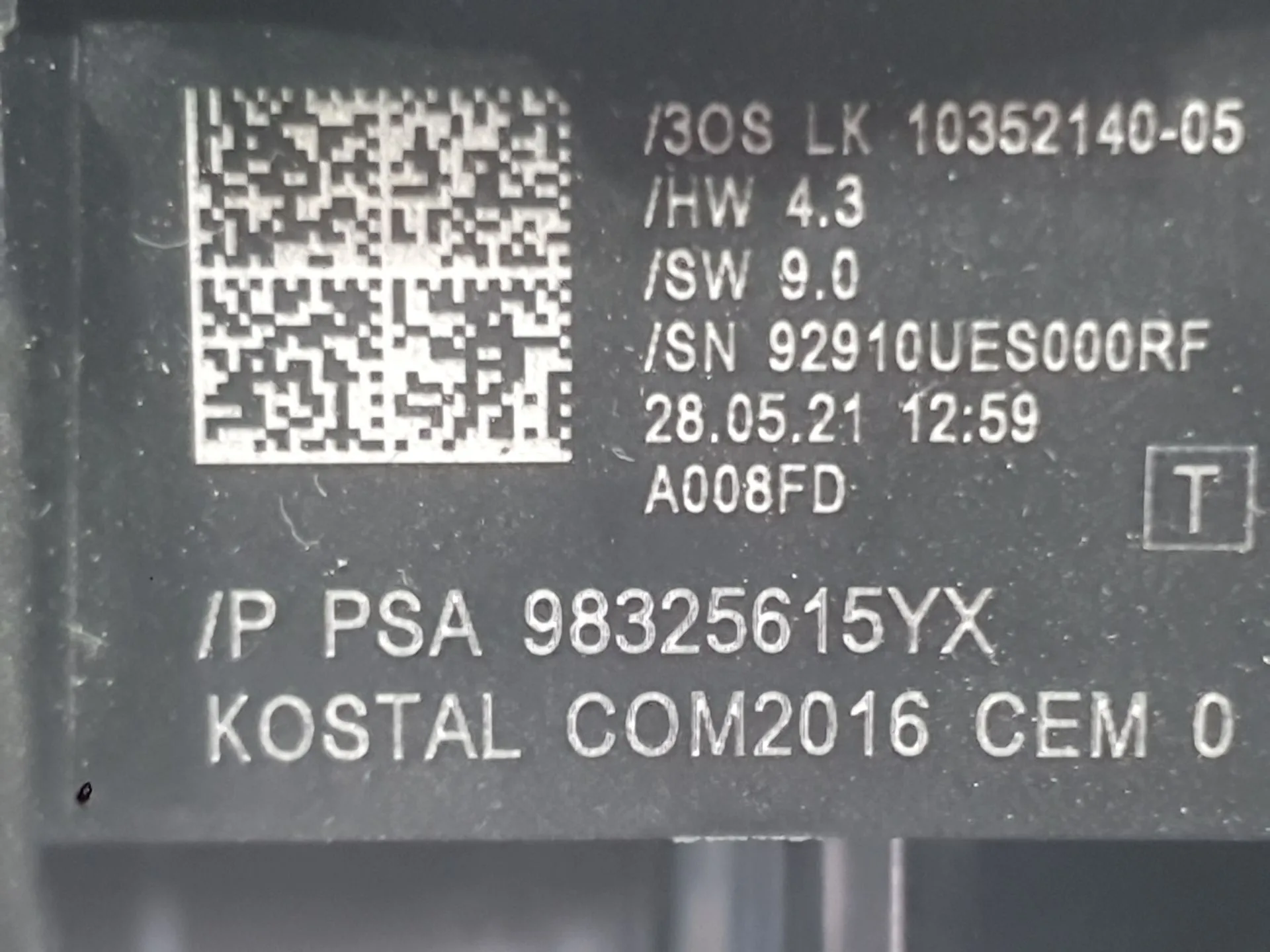 Mando Luces Y Limpia para Opel Corsa F (P2Jo)