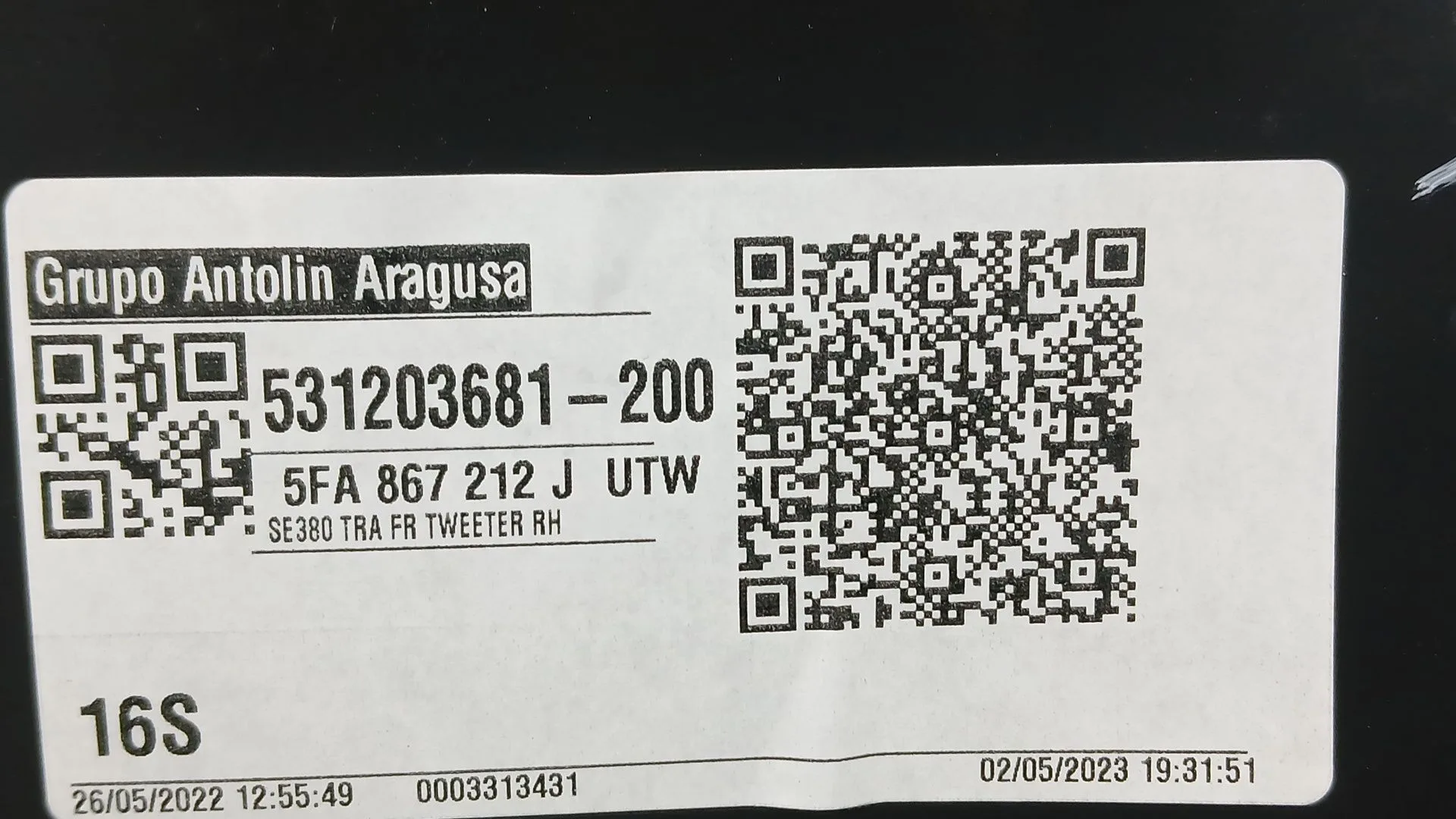 Guarnecido Puerta Trasera Derecha para Seat Leon (Kl1, Klg)