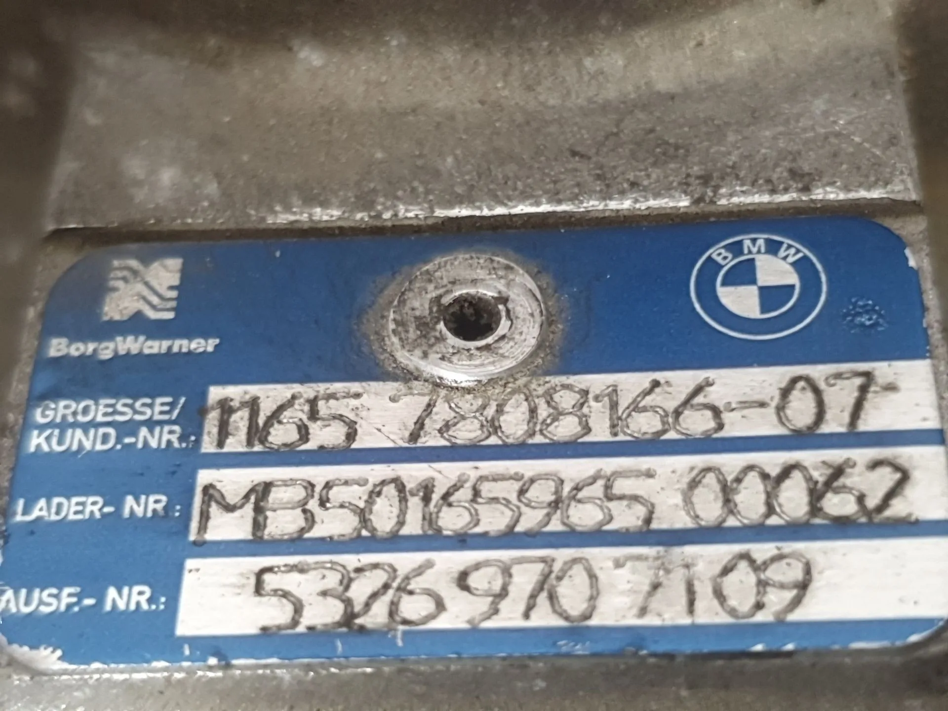 Turbocompresor para Bmw X5 (E70)