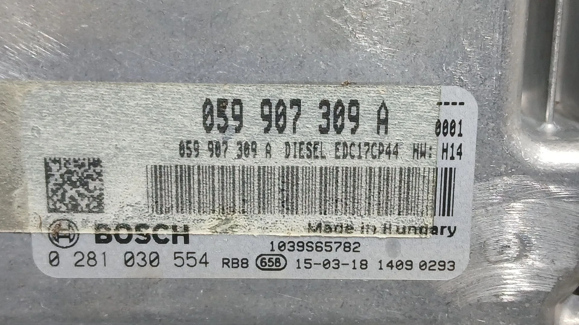 Centralita Motor Uce para Porsche Macan (95B)