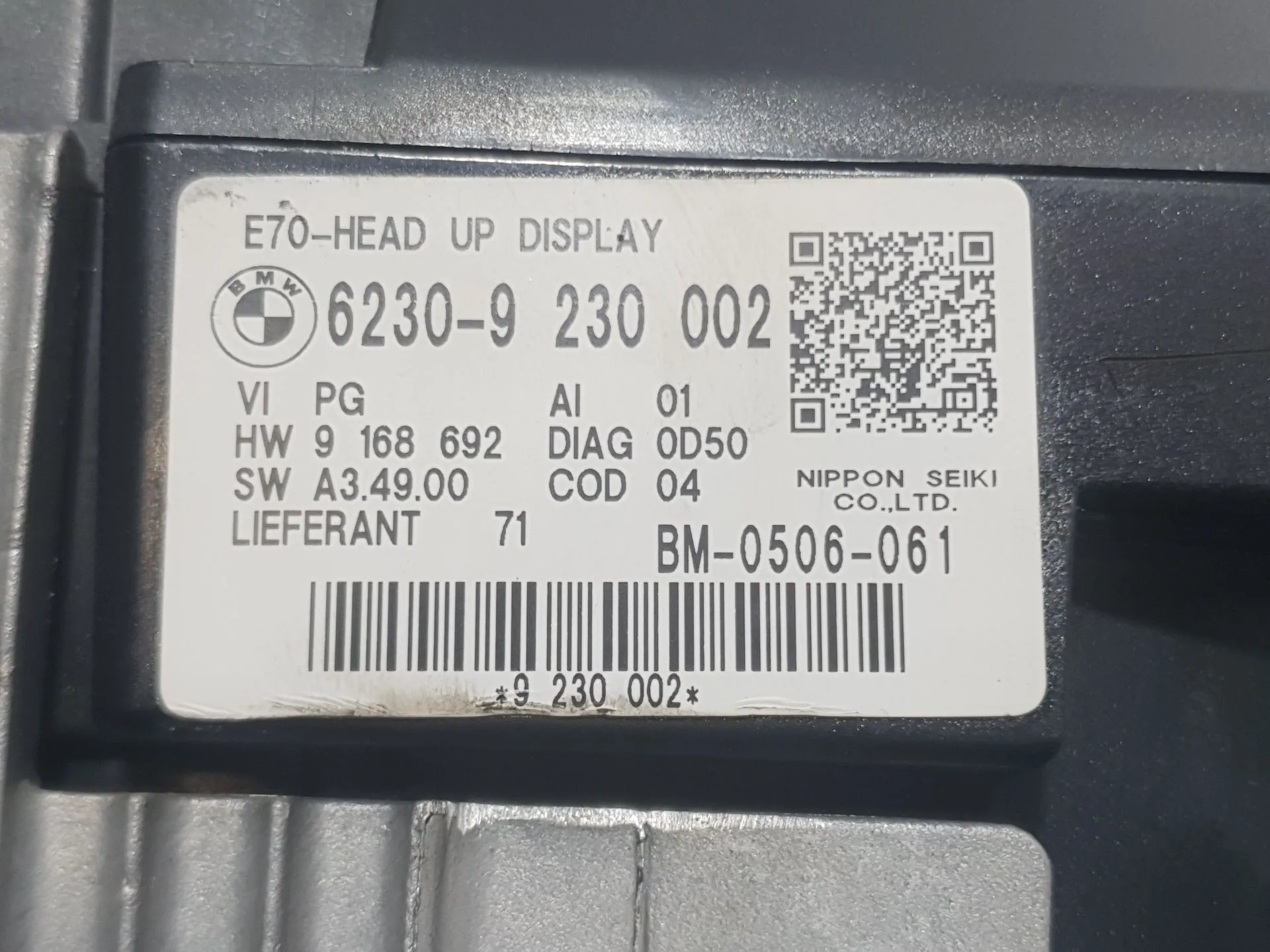 Proyector Velocimetro para Bmw X5 (E70)
