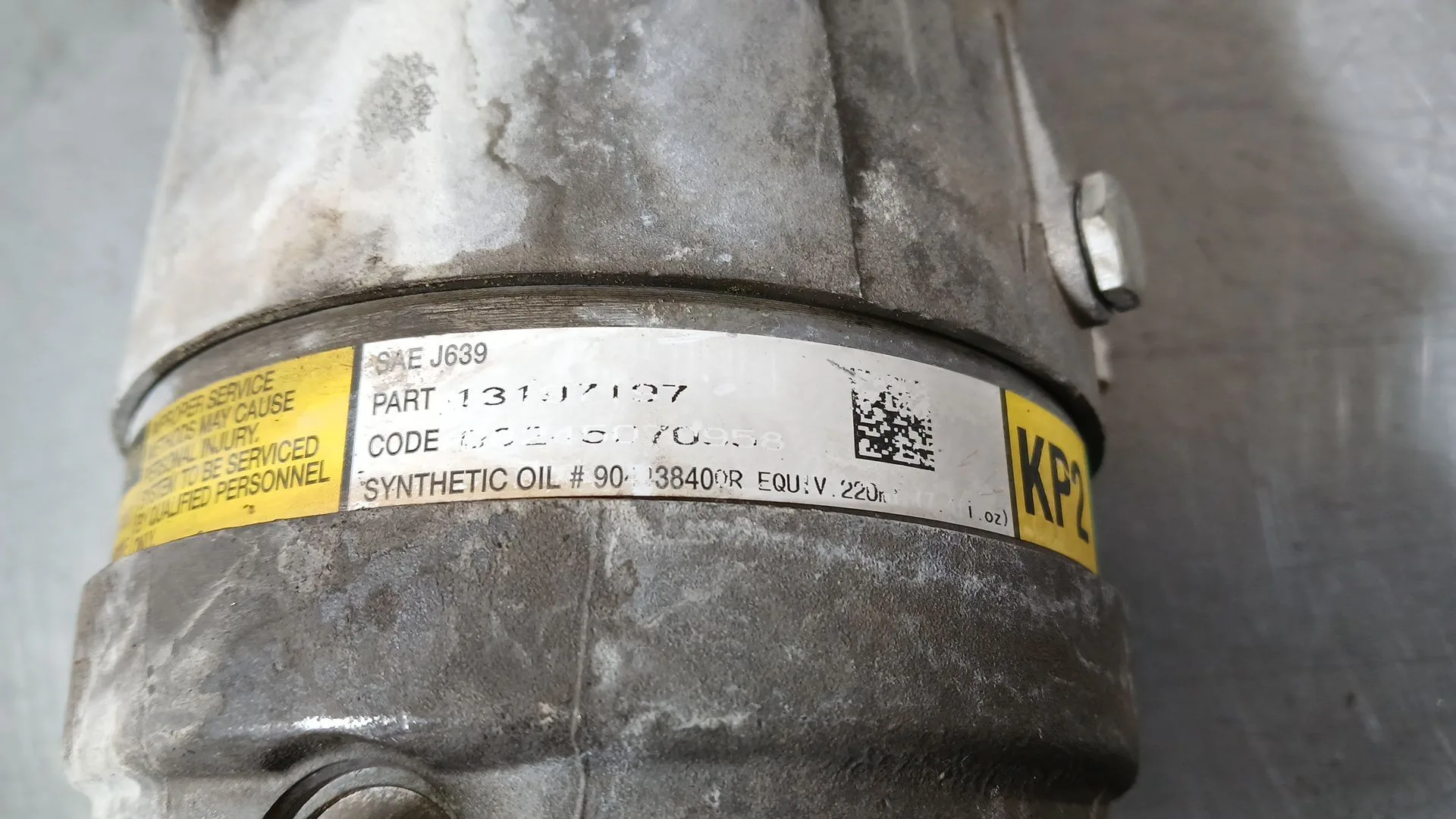 Compresor Aire Acondicionado para Opel Vectra C Gts (Z02)