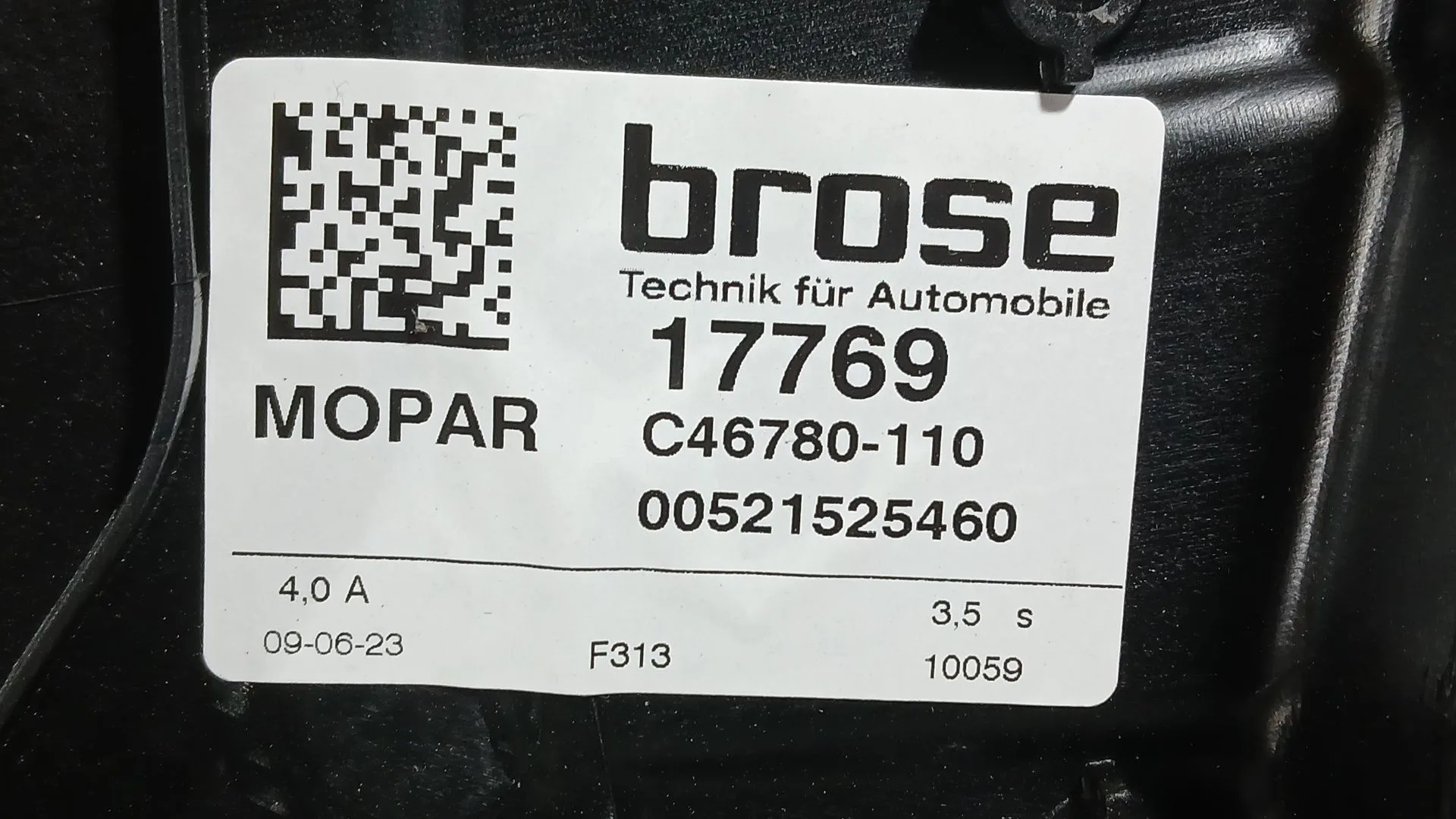 Elevalunas Delantero Derecho para Jeep Renegade Suv (Bu, B1, Bv)