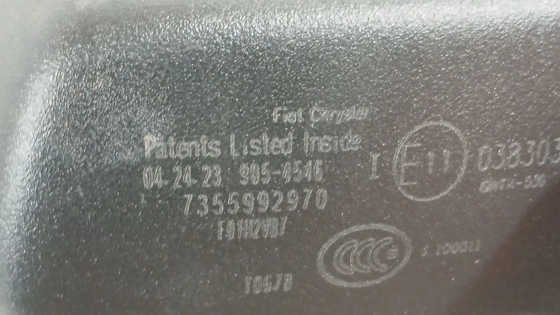 Espejo Interior para Jeep Renegade Suv (Bu, B1, Bv)