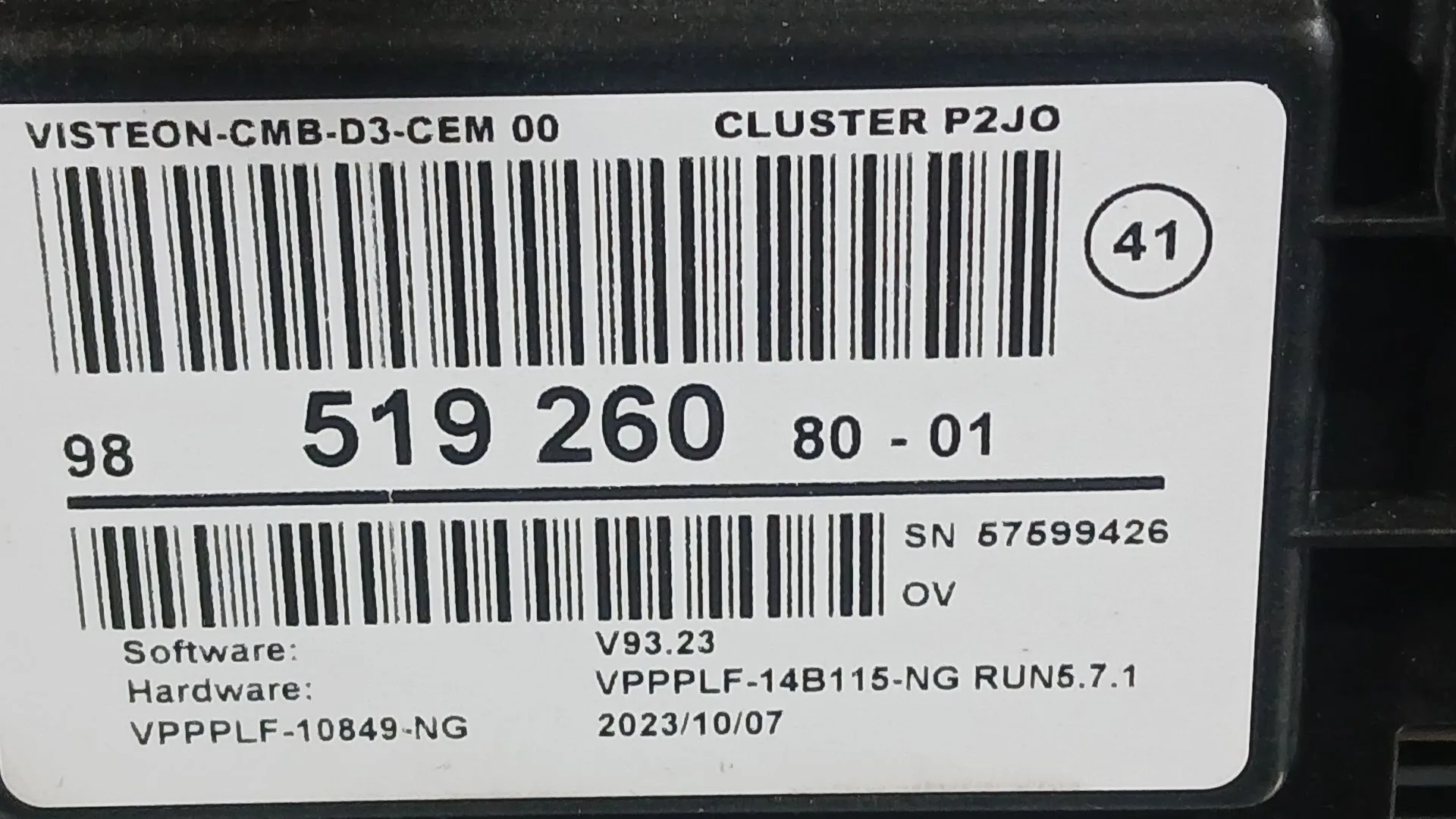 Cuadro Instrumentos para Opel Corsa F (P2Jo)