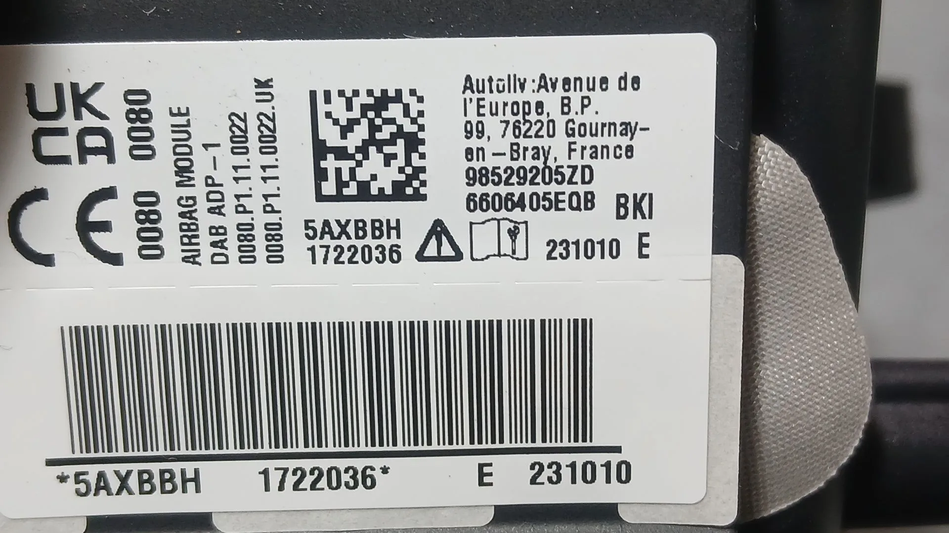 Kit Airbag para Opel Corsa F (P2Jo)