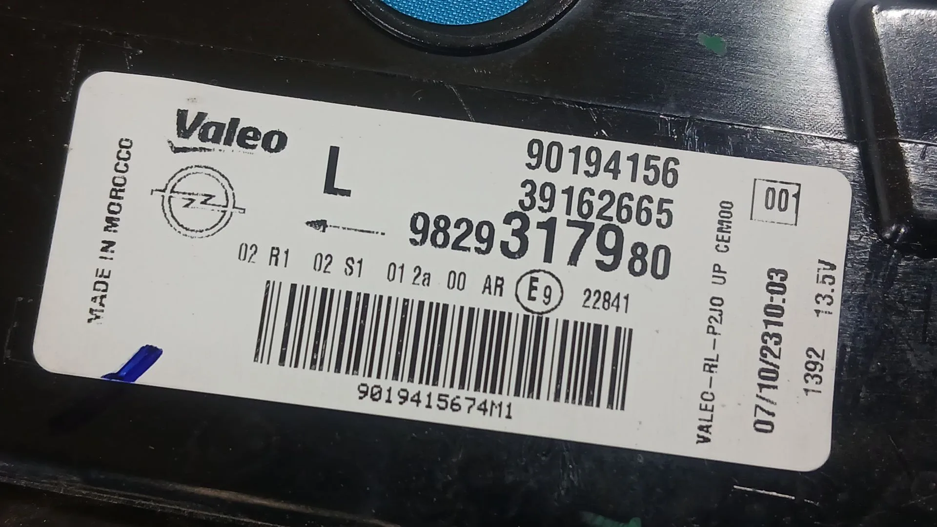 Piloto Trasero Izquierdo Interior para Opel Corsa F (P2Jo)