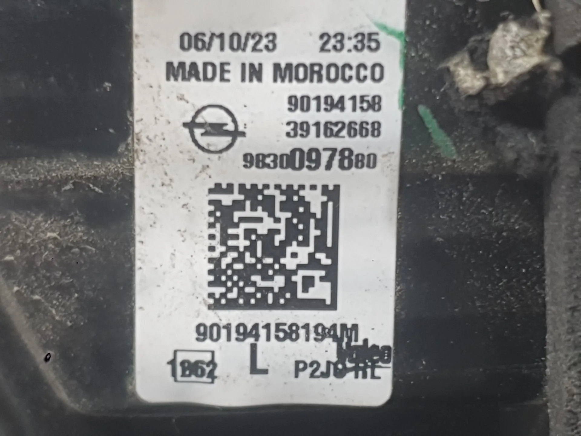 Piloto Trasero Izquierdo Interior para Opel Corsa F (P2Jo)