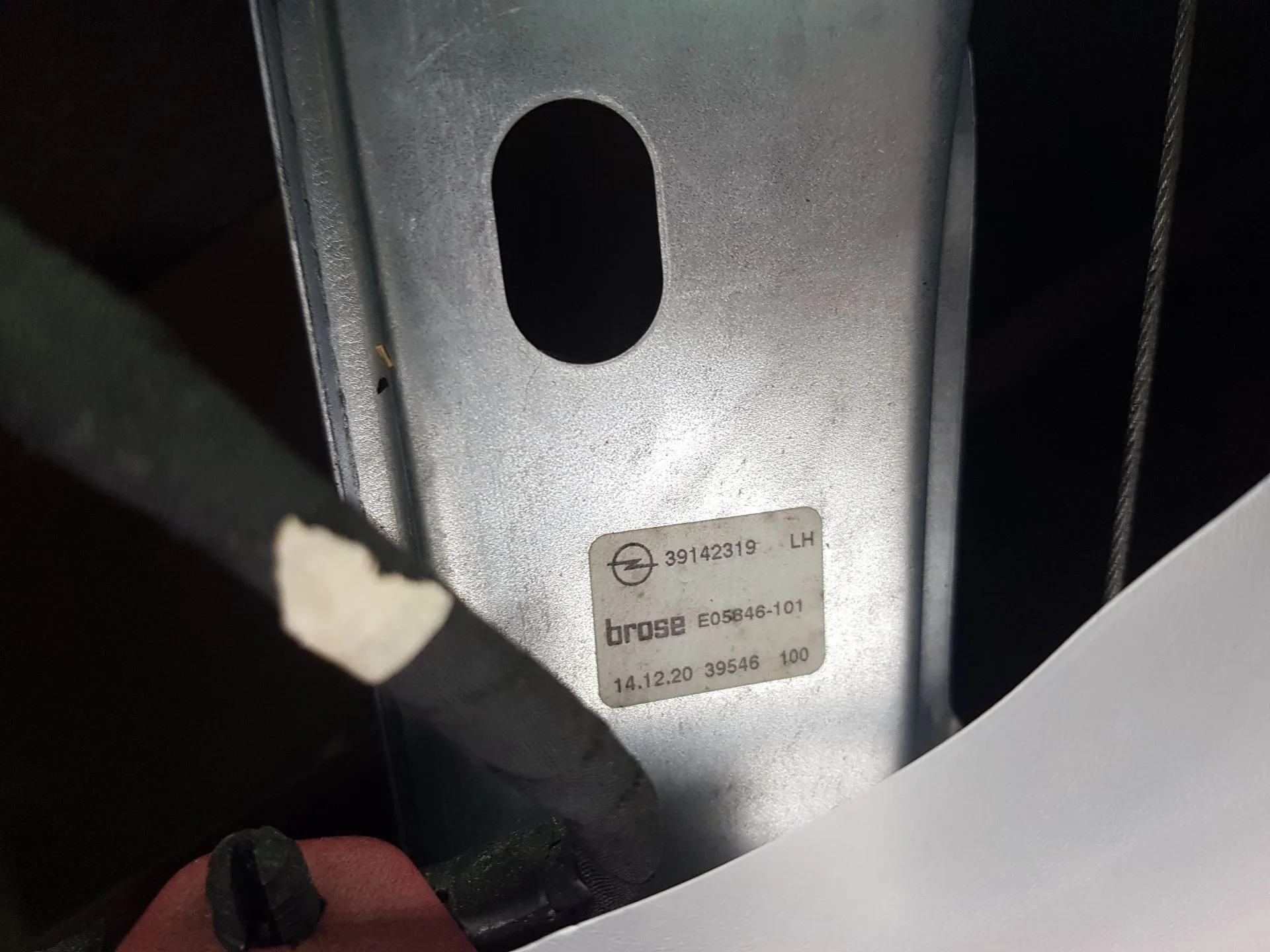 Elevalunas Trasero Izquierdo para Opel Astra K (B16)