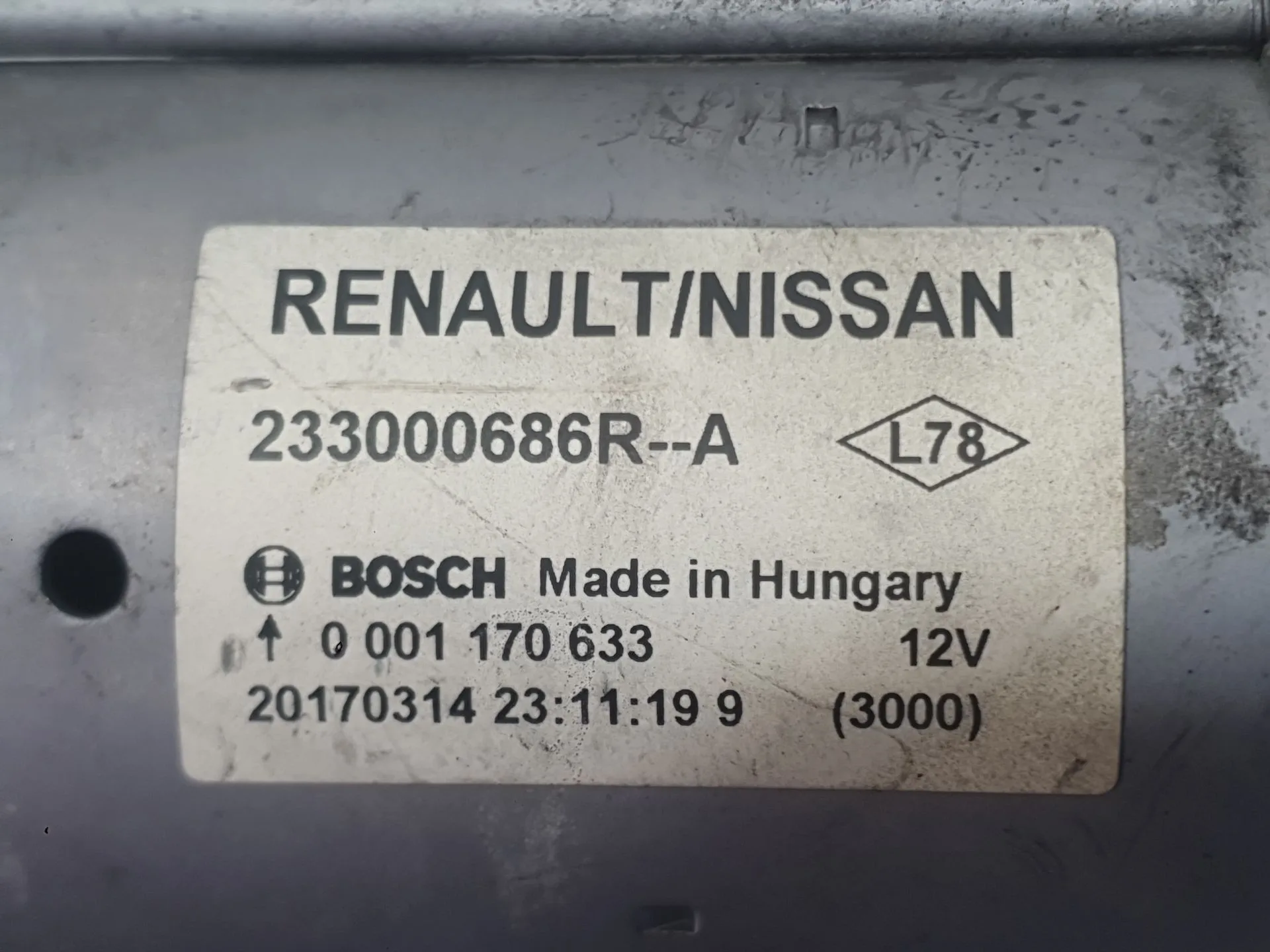 Motor Arranque para Renault Megane Iv Hatchback (B9A/M/N_)