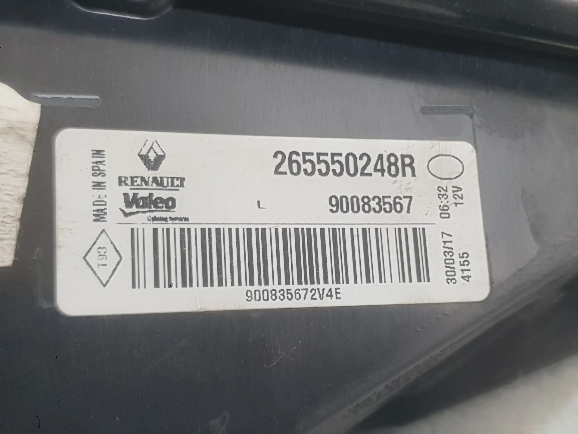 Piloto Trasero Izquierdo Interior para Renault Megane Iv Hatchback (B9A/M/N_)