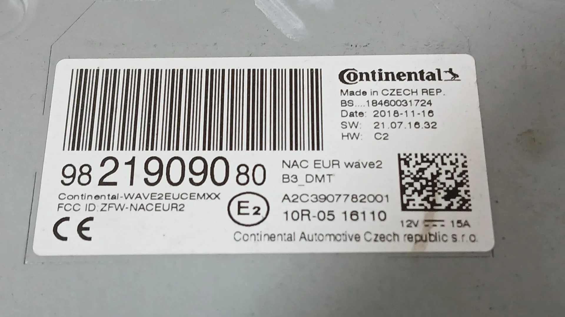 Sistema Audio / Radio para Citroën C4 Spacetourer (3D_)