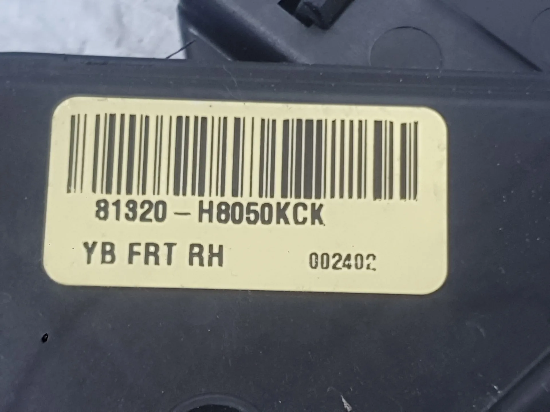 Cerradura Puerta Delantera Derecha para Kia Stonic (Yb)