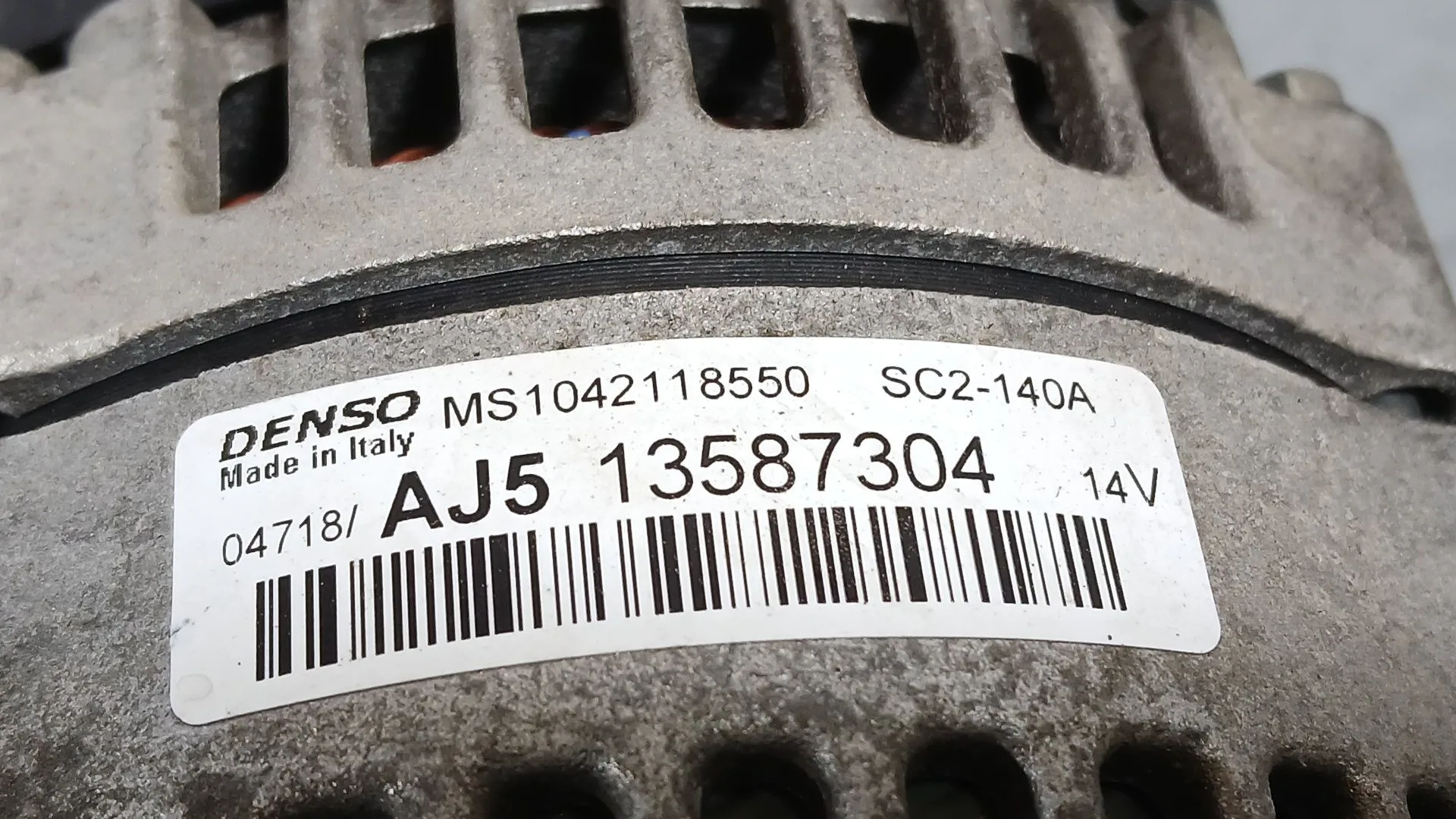 Alternador para Opel Astra K (B16)