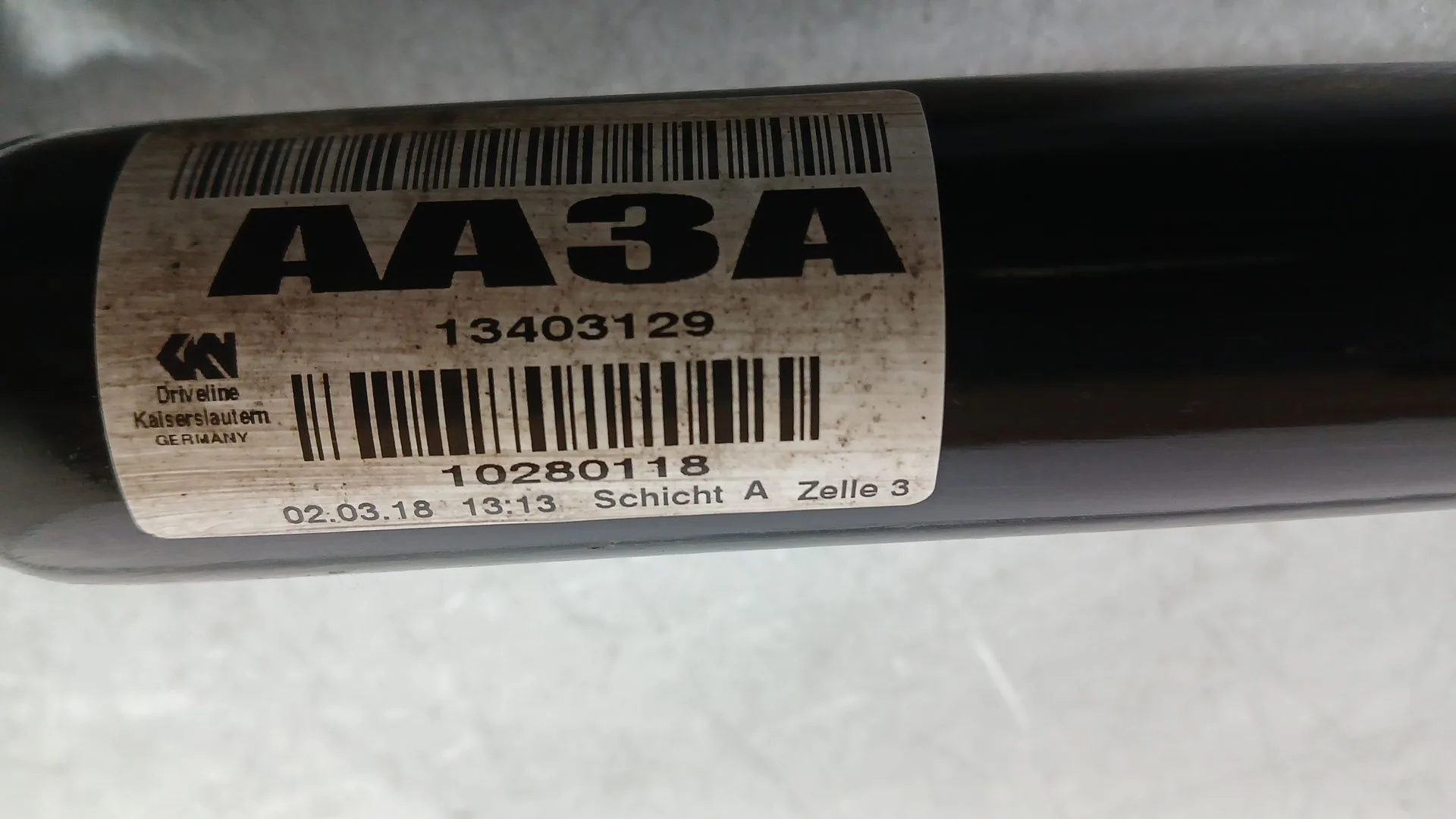 Transmision Delantera Derecha para Opel Astra K (B16)