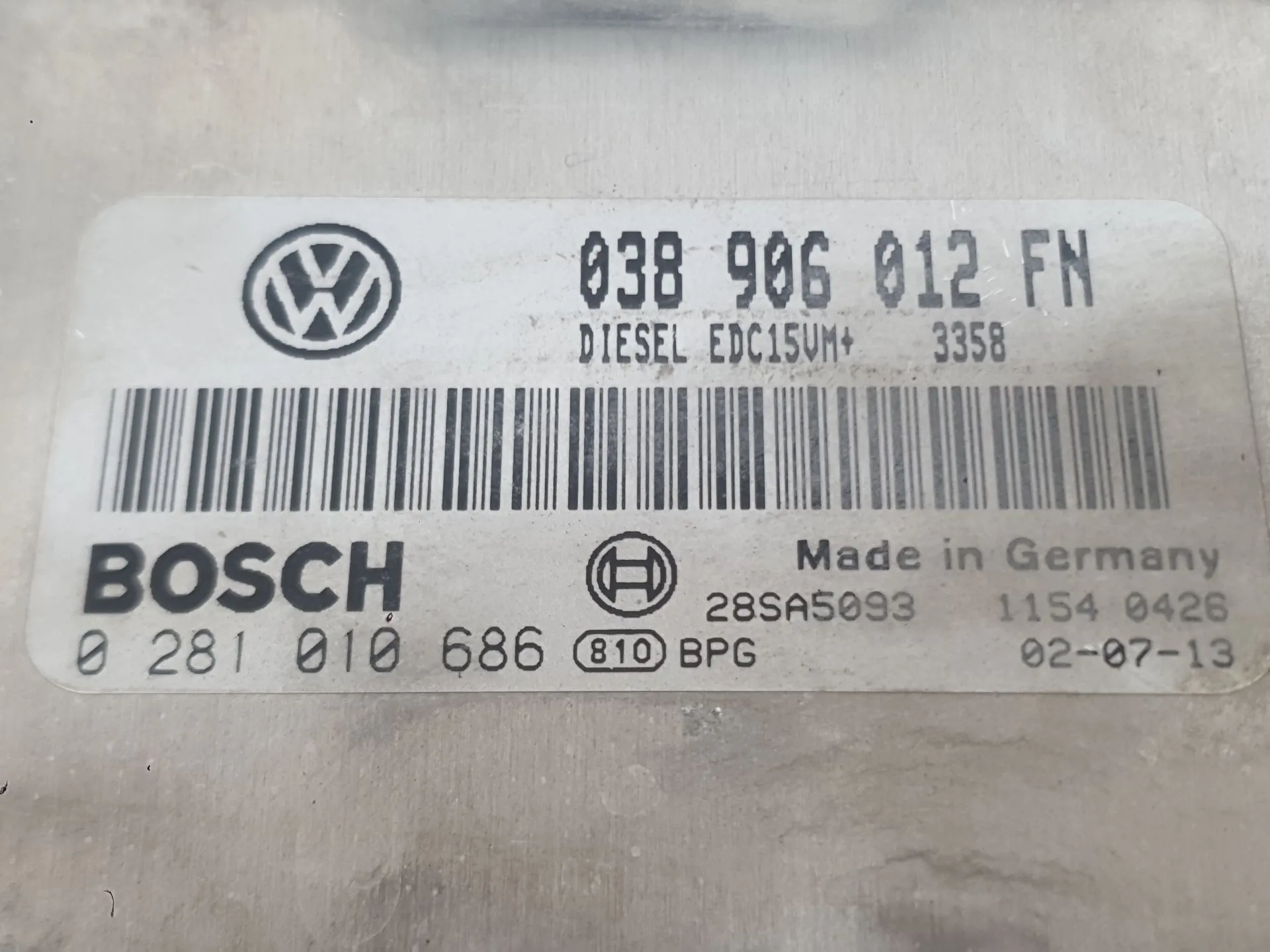 Centralita Motor Uce para Seat Leon (1M1)
