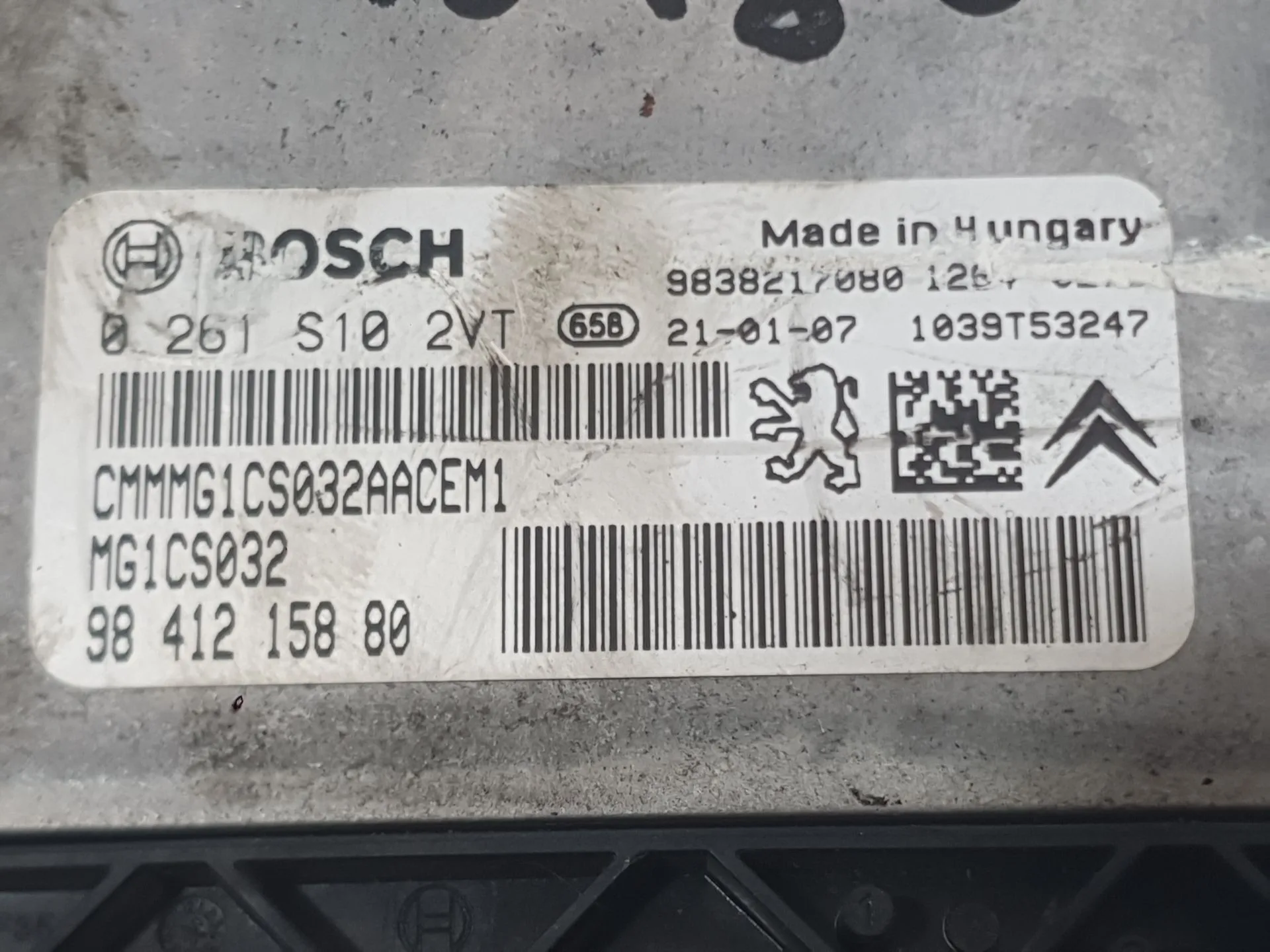 Centralita Motor Uce para Peugeot 208 Ii (Ub_, Up_, Uw_, Uj_)