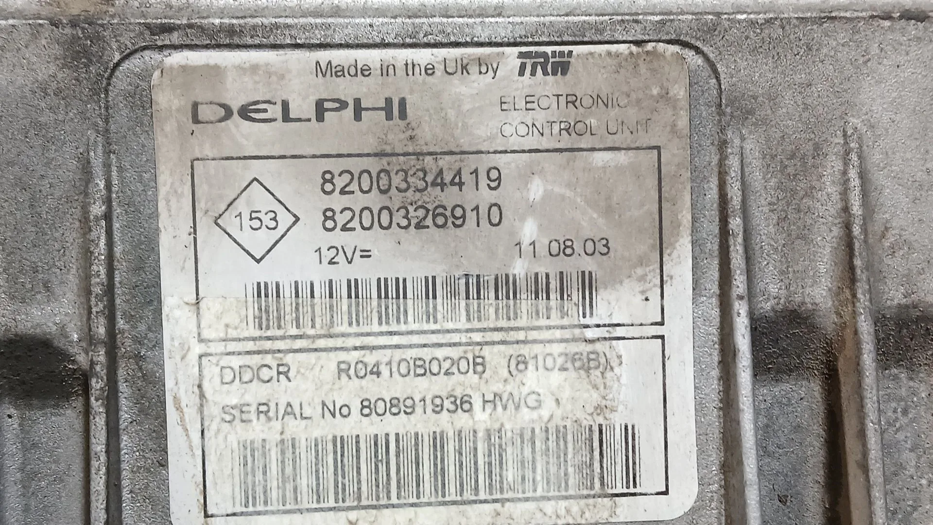 Centralita Motor Uce para Renault Scenic Ii (Jm0/1_)