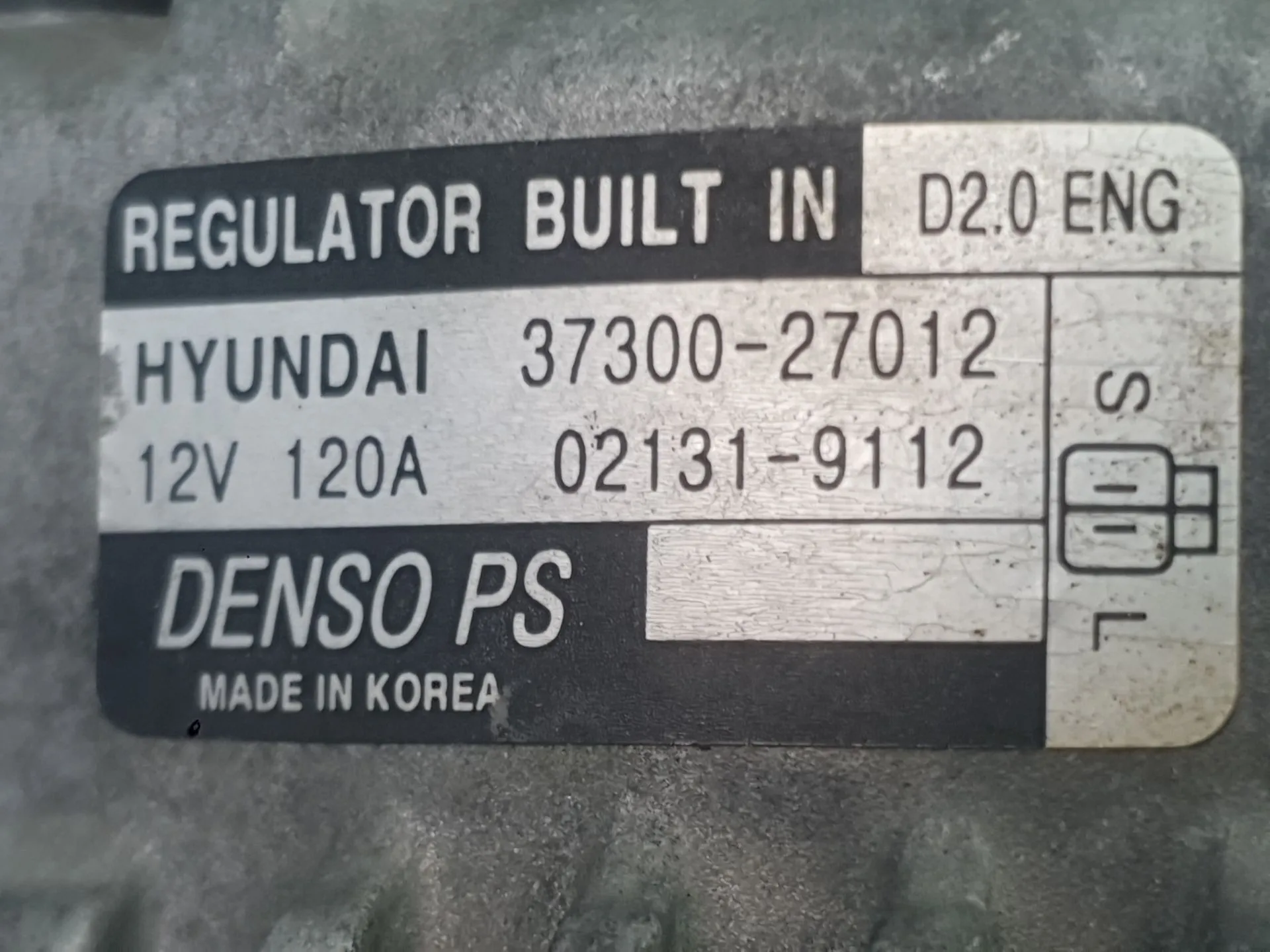 Alternador para Kia Cerato I Hatchback (Ld)