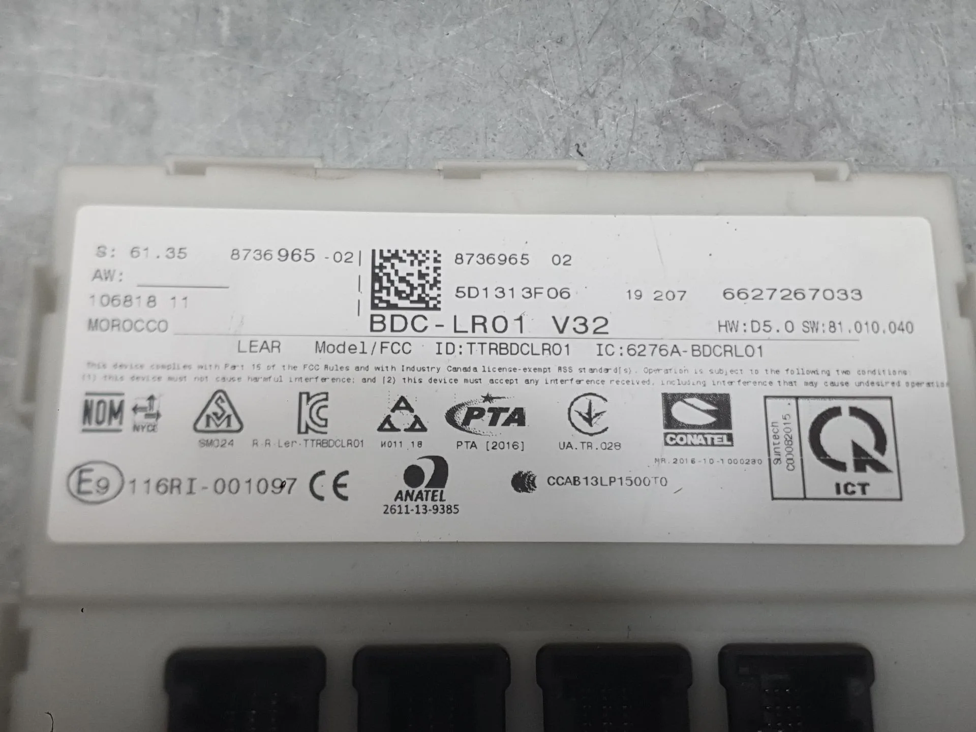 Caja Reles / Fusibles para Bmw I3 (I01)