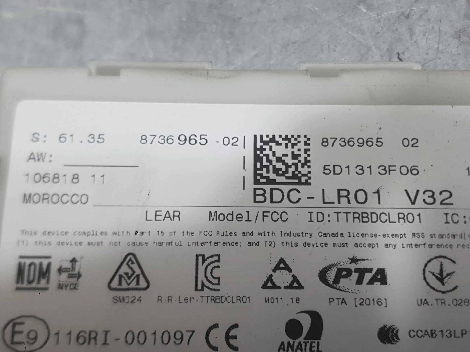 Caja Reles / Fusibles para Bmw I3 (I01)