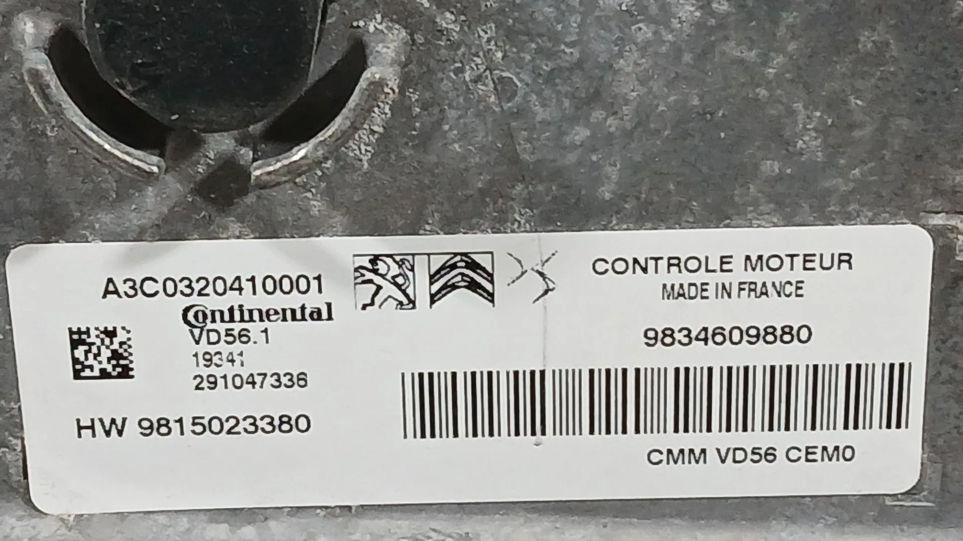 Centralita Motor Uce para Peugeot 5008 Ii (Mc_, Mj_, Mr_, M4_)