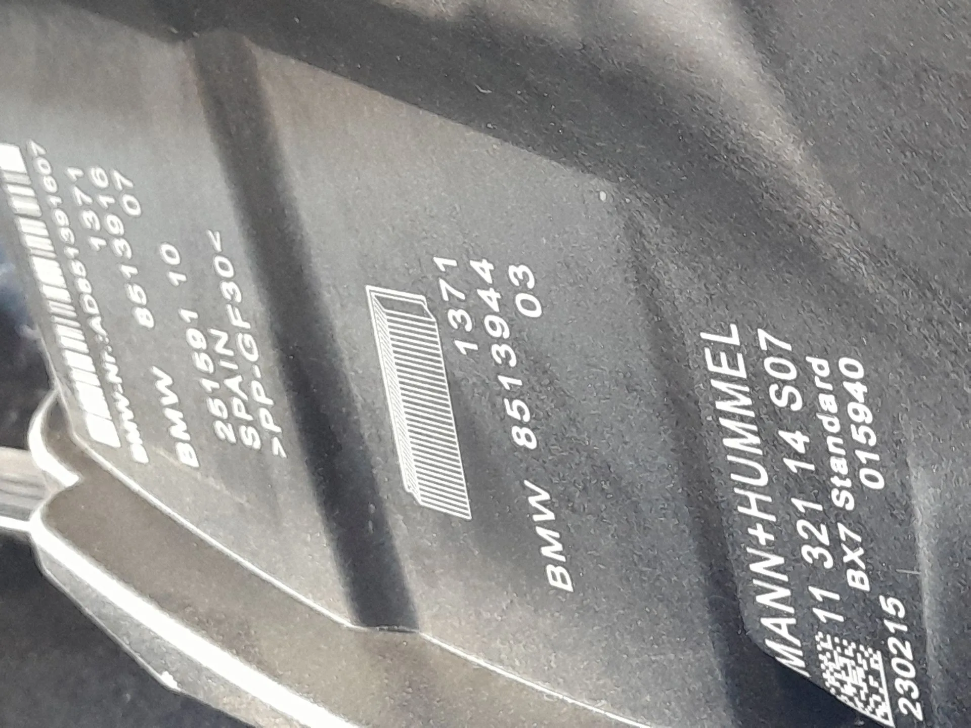 Carcasa Filtro Aire para Bmw 1 (F40)
