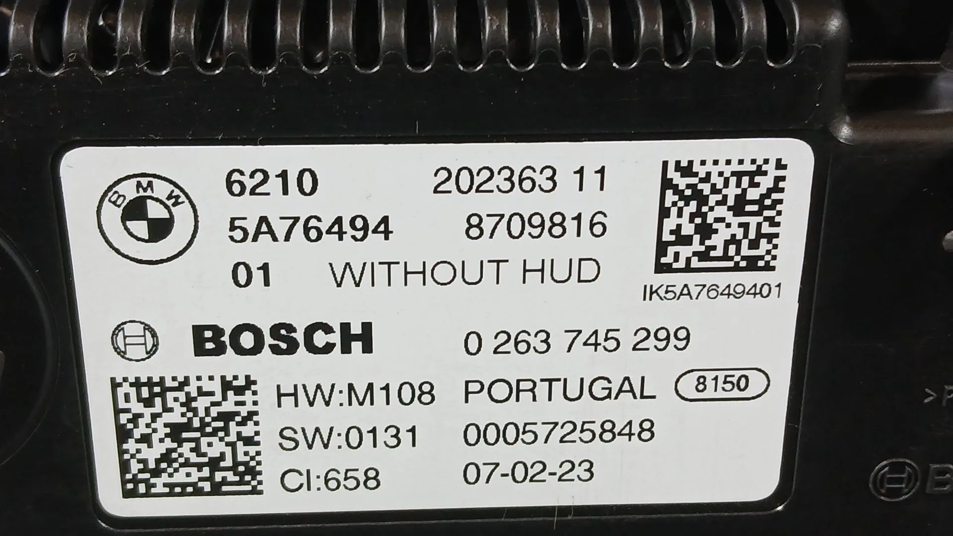 Cuadro Instrumentos para Bmw 1 (F40)