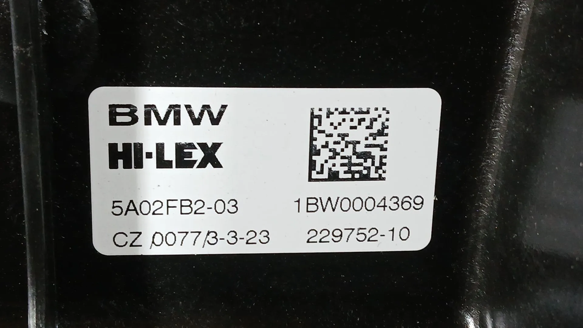 Elevalunas Delantero Derecho para Bmw 1 (F40)