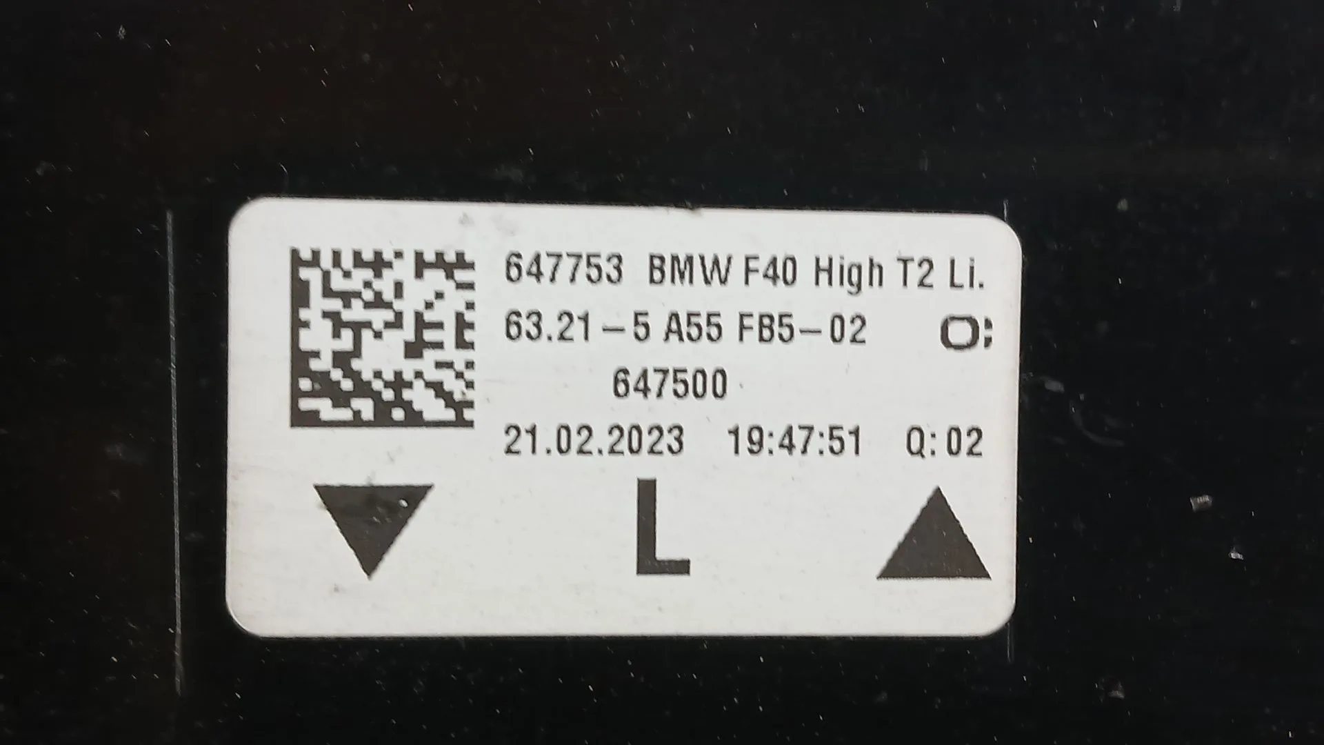 Piloto Trasero Izquierdo Interior para Bmw 1 (F40)