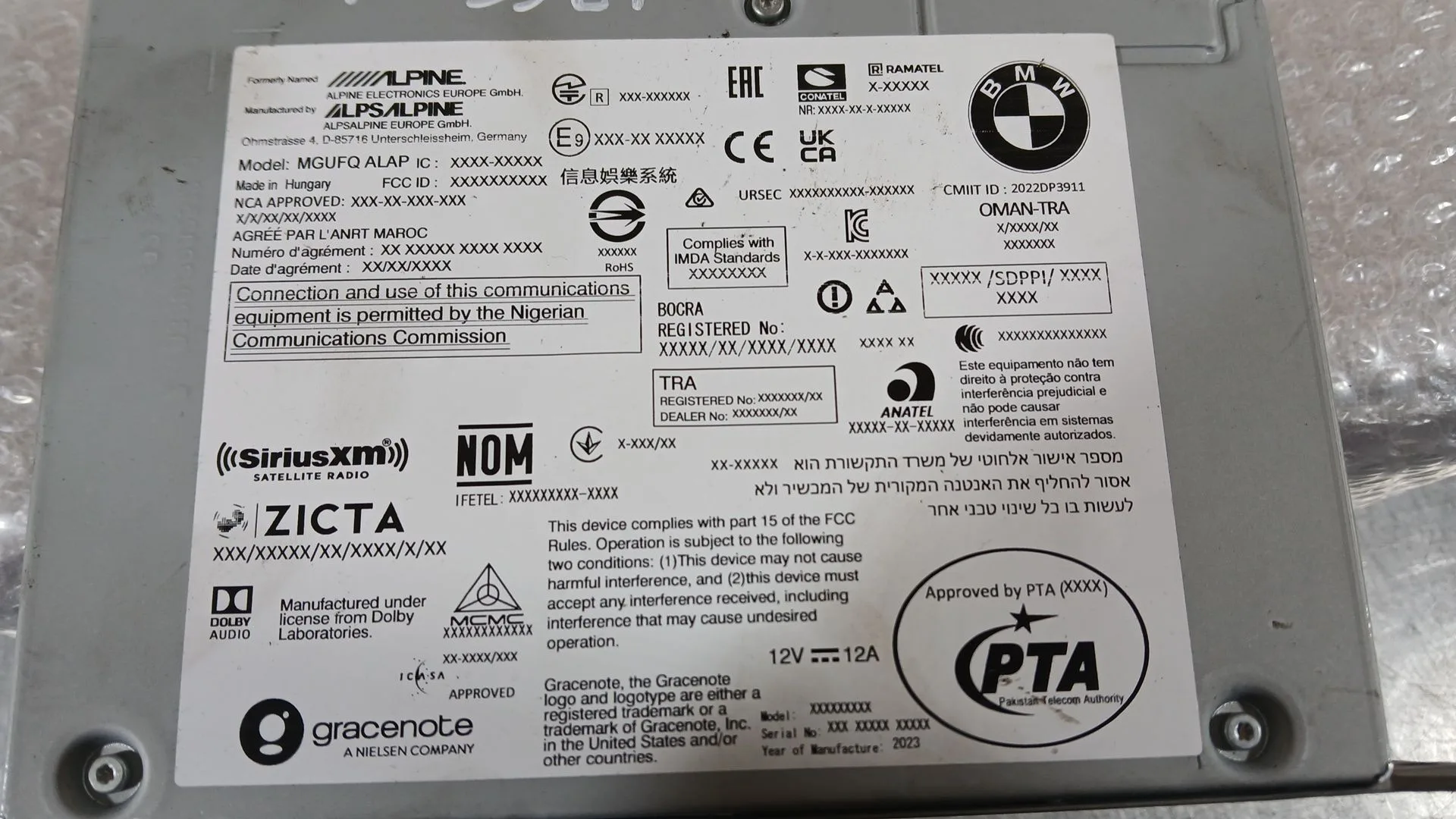 Sistema Audio / Radio para Bmw 1 (F40)
