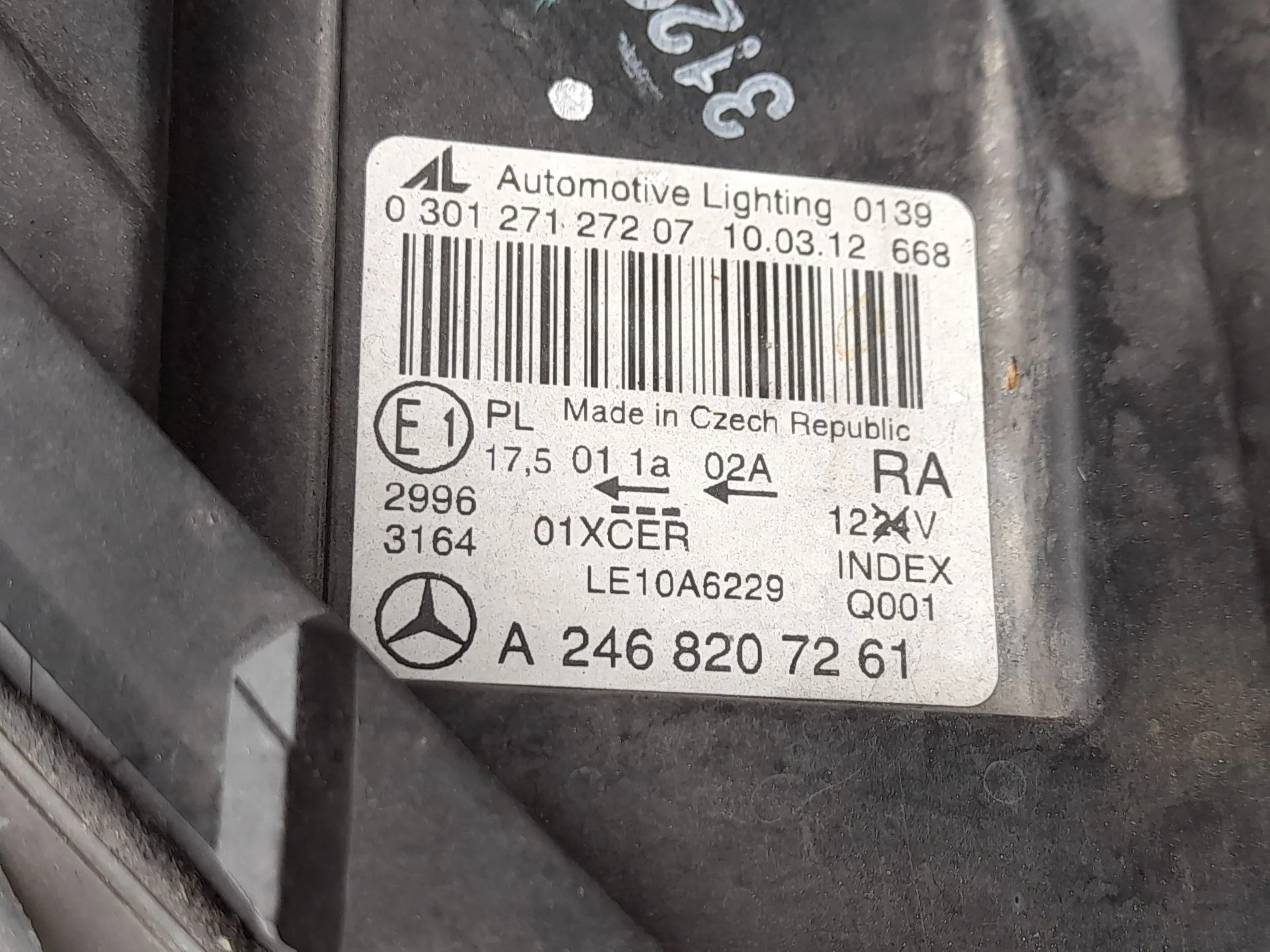 Faro Izquierdo para Mercedes-Benz Clase B Sports Tourer (W246, W242)