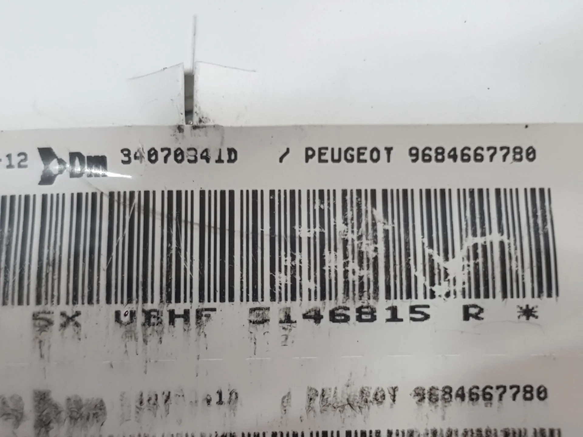 Airbag Cortina Delantero Derecho para Peugeot 3008 I Monospace (0U_)