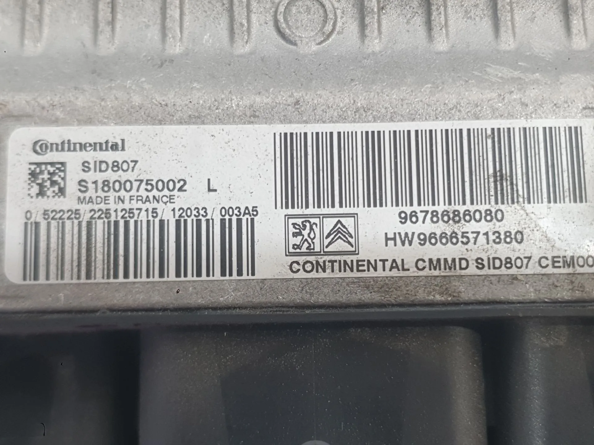 Centralita Motor Uce para Peugeot 3008 I Monospace (0U_)